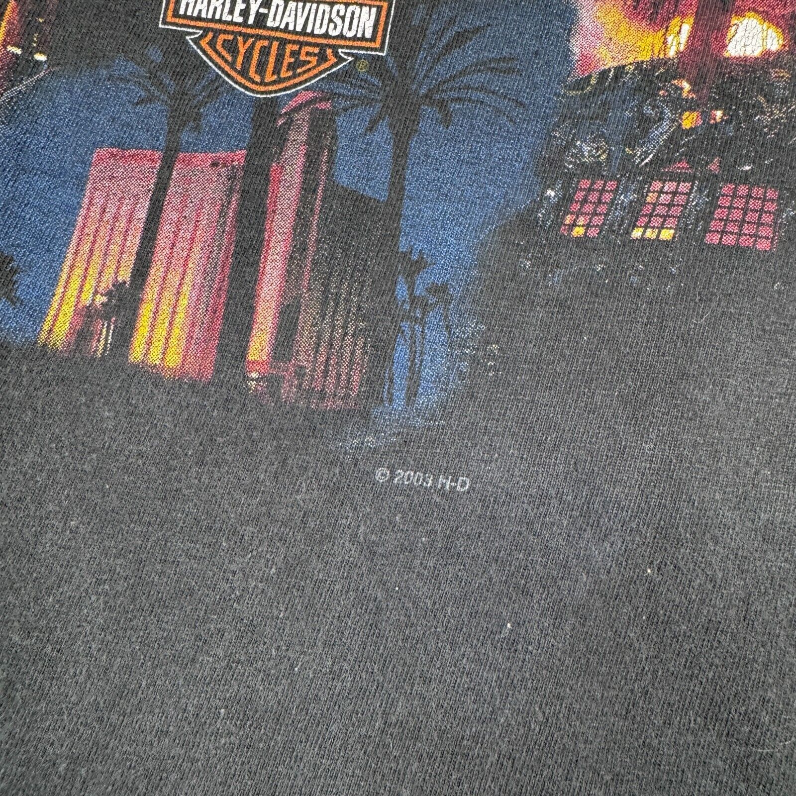 Harley Davidson Vintage Harley Davidson T-Shirt Men's Large Las Vegas Size US L / EU 52-54 / 3 - 7 Thumbnail