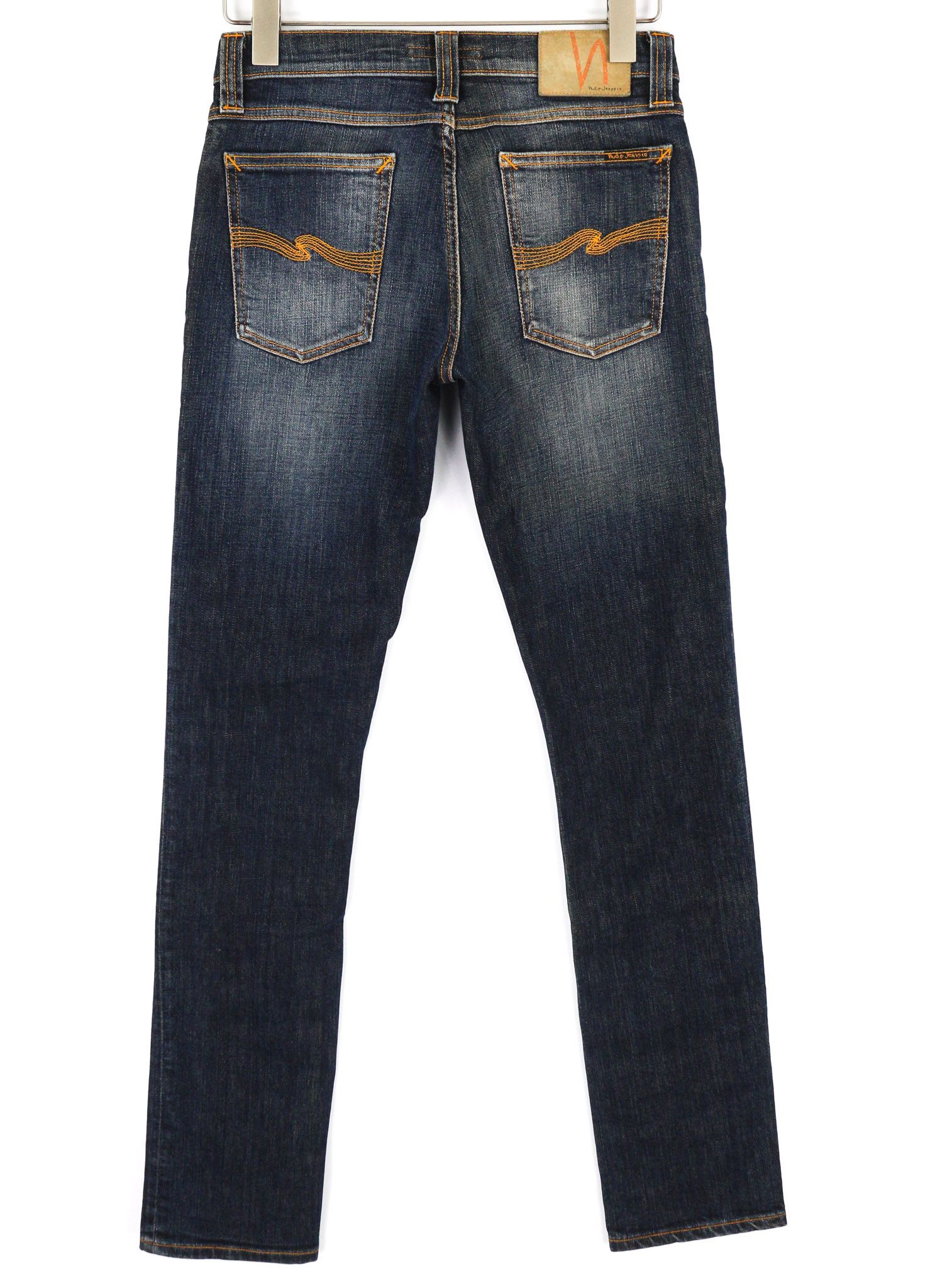 Nudie Jeans TUBE KELLY W28/L34 Midnight Blue Zip Washed Slim 81931 Size US 28 / EU 44 - 2 Thumbnail
