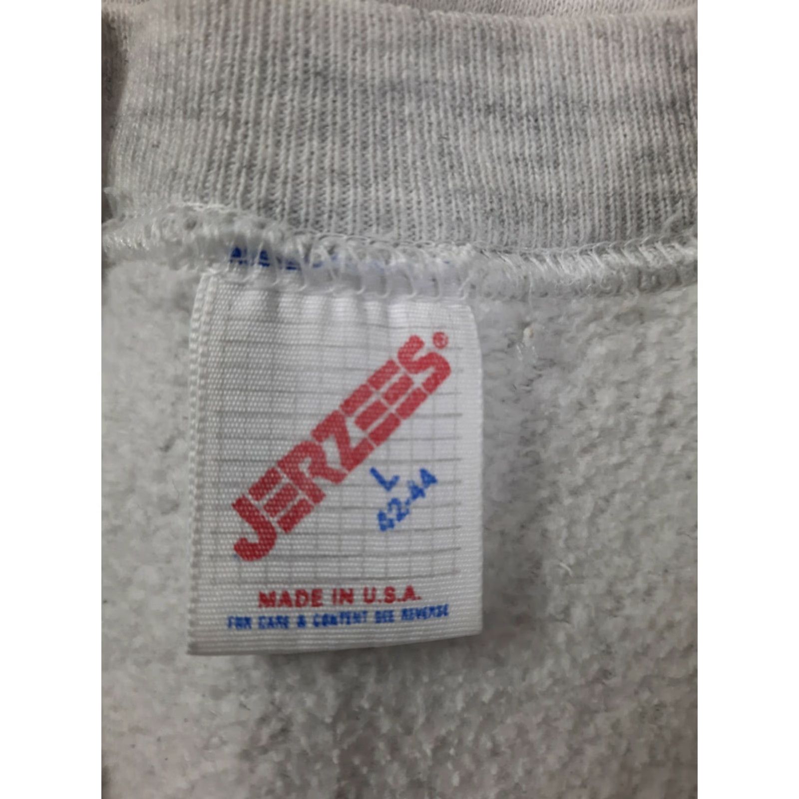 Jerzees VINTAGE Jerzees Raglan Sweatshirt Gray Washington Island 90s Large Unisex Adults Long Sleeve Crew Neck Sweatshirt Mens Womens Size US L / EU 52-54 / 3 - 2 Thumbnail