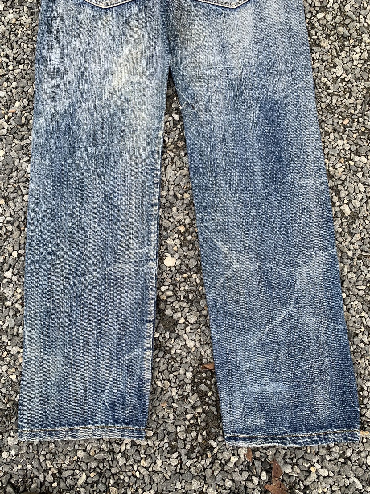 If Six Was Nine DOUBLE WAIST PUNK STYLE JAPANESE MUDMAX DISTRESSED DENIM Size US 28 / EU 44 - 8 Thumbnail