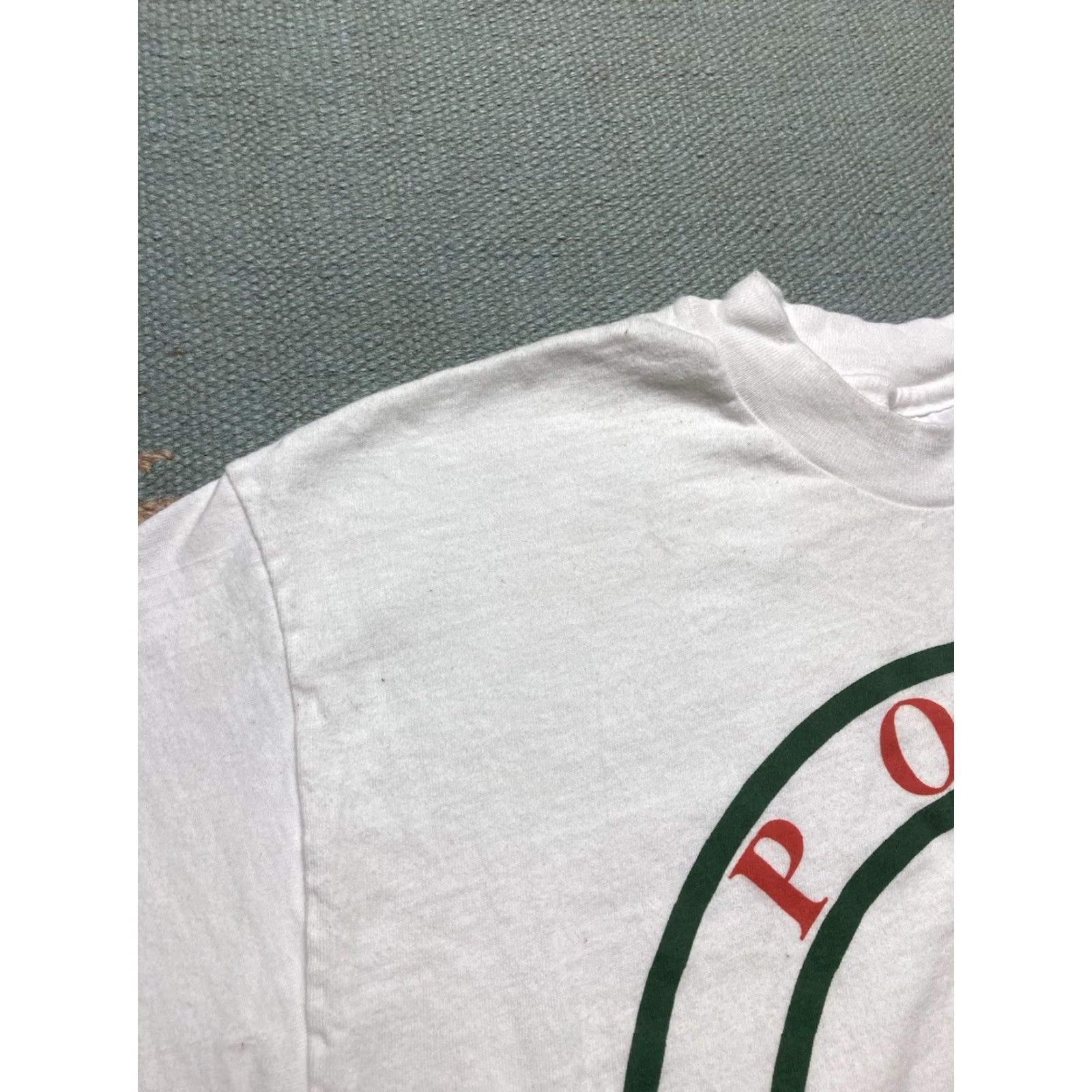 Hanes VINTAGE 80s graphic t shirt polo club traverse city Michigan horse medium Hanes White Men M T-Shirt Size US M / EU 48-50 / 2 - 6 Thumbnail