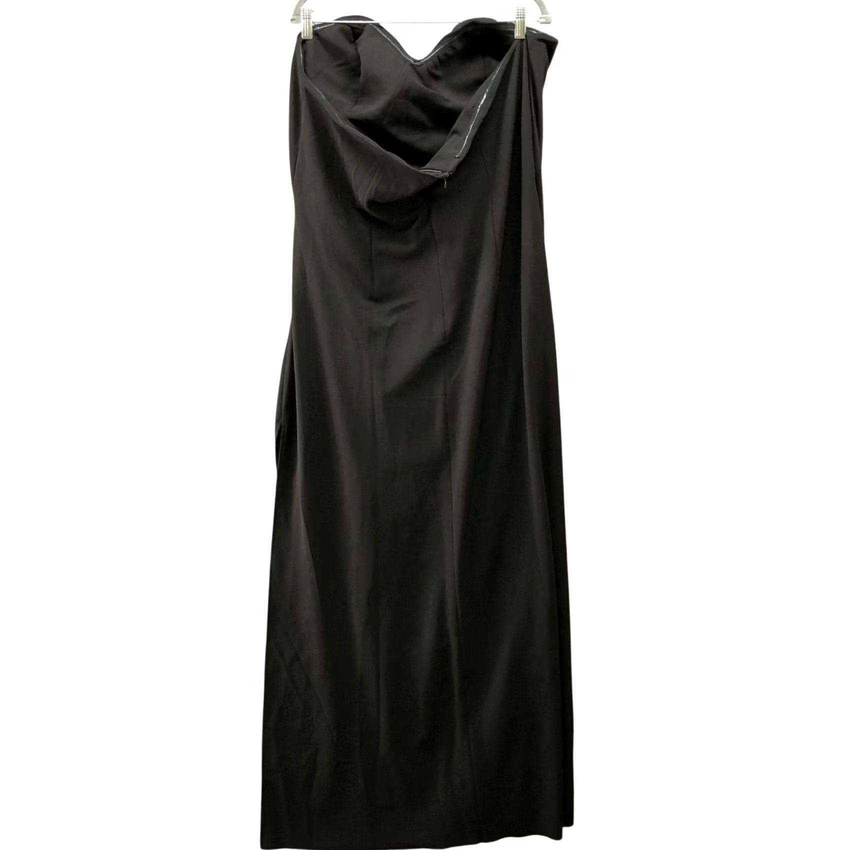 PRINCESS POLLY Princess Polly Ferri Strapless Maxi Dress 18 Black Side Slit Formal Dress Girls Womens 18 Size XXL / US 16-18 / IT 52-54 - 2 Thumbnail