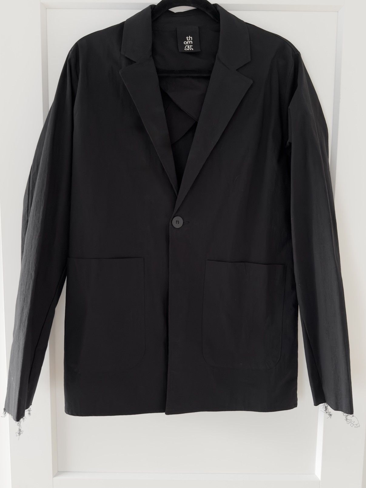 Thom Krom Thom Krom Black Single Breast Blazer Size 40R - 1 Thumbnail
