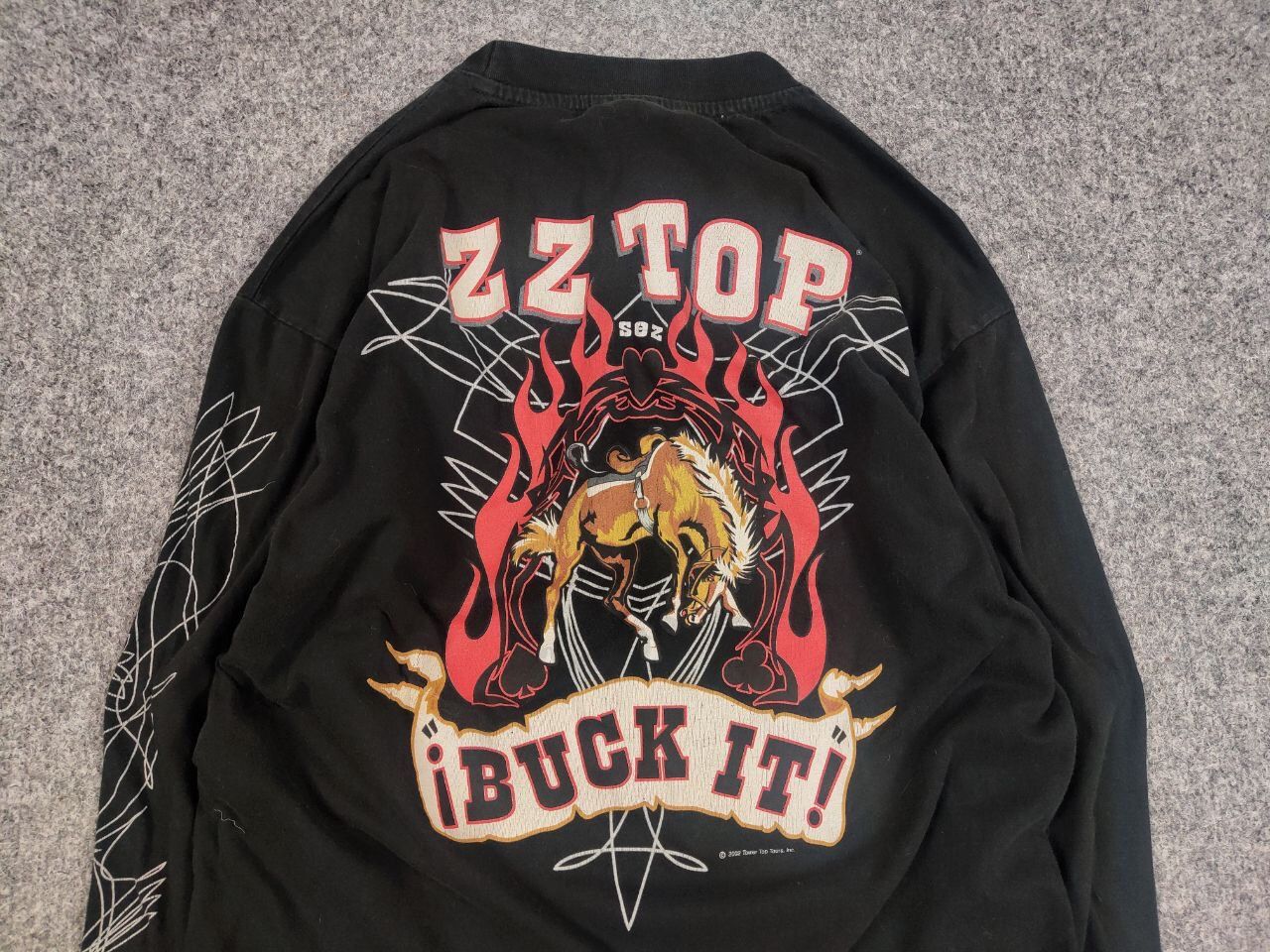 Band Tees Vintage ZZ Top 2002 Buck in Tour T Shirt Longsleeve Size US S / EU 44-46 / 1 - 6 Thumbnail