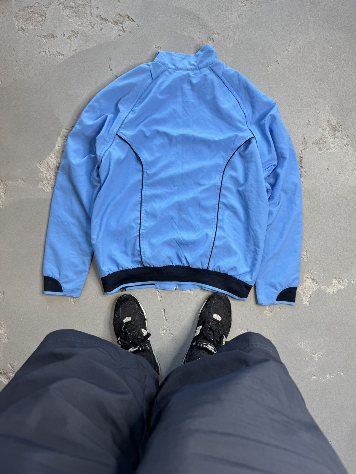 Nike × Vintage 00s Nike Vintage Court Nylon Track Suit Baggy Pants + Jacket Size US L / EU 52-54 / 3 - 3 Thumbnail