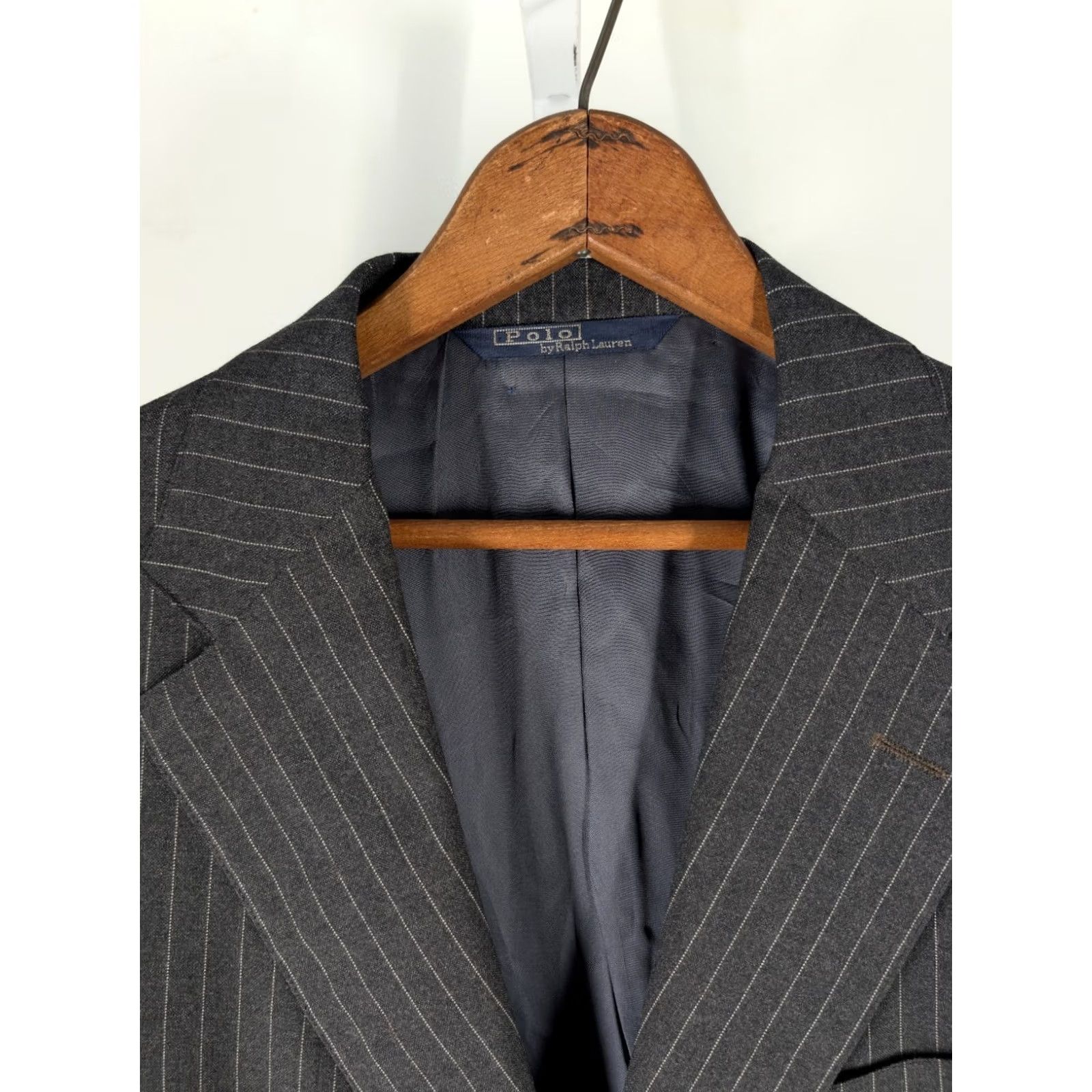 Ralph Lauren VINTAGE Ralph Lauren Polo Blazer 70s Suit Jacket Wool ACWA Union Made Gray Tweed 2-Button Four-Button Sport Coat Men 40 Narrative, Classic, 1967-1976 Size US L / EU 52-54 / 3 - 6 Thumbnail