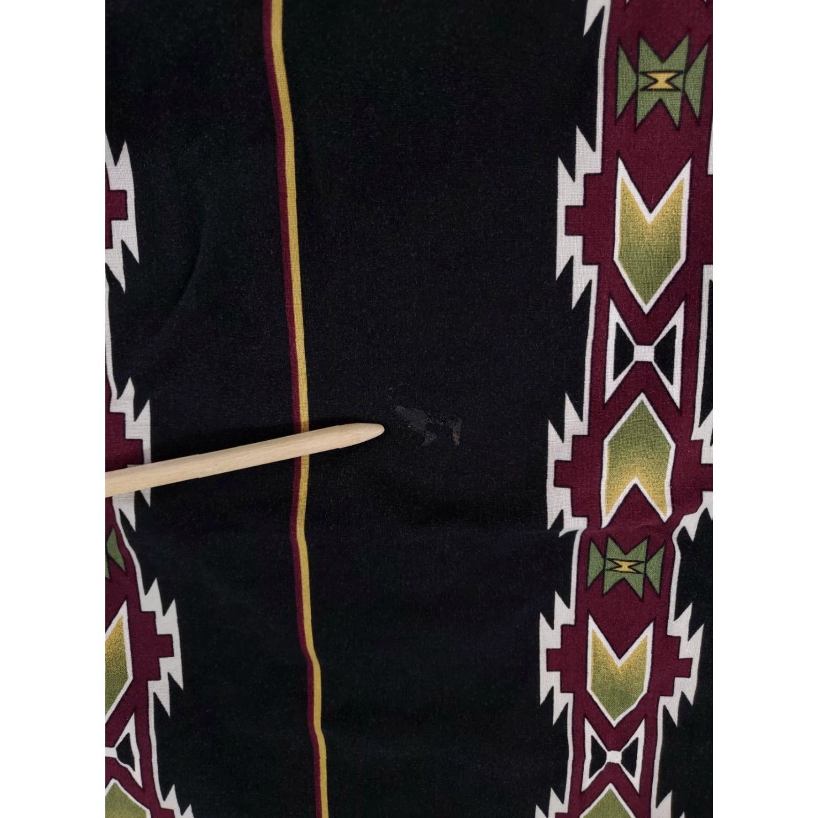 Wrangler VINTAGE Wrangler Pearl Snap Button-Up Shirt Southwest Aztec Stripe Black Mens XXL Size US XXL / EU 58 / 5 - 4 Thumbnail