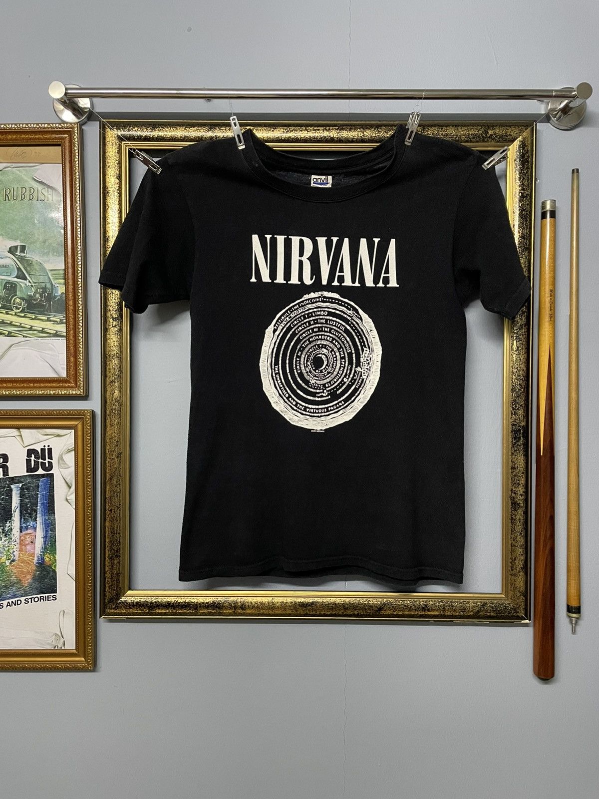 Vintage Vintage Nirvana Vestibule Hell Circle Grunge Music Tshirt Size US S / EU 44-46 / 1 - 1 Thumbnail