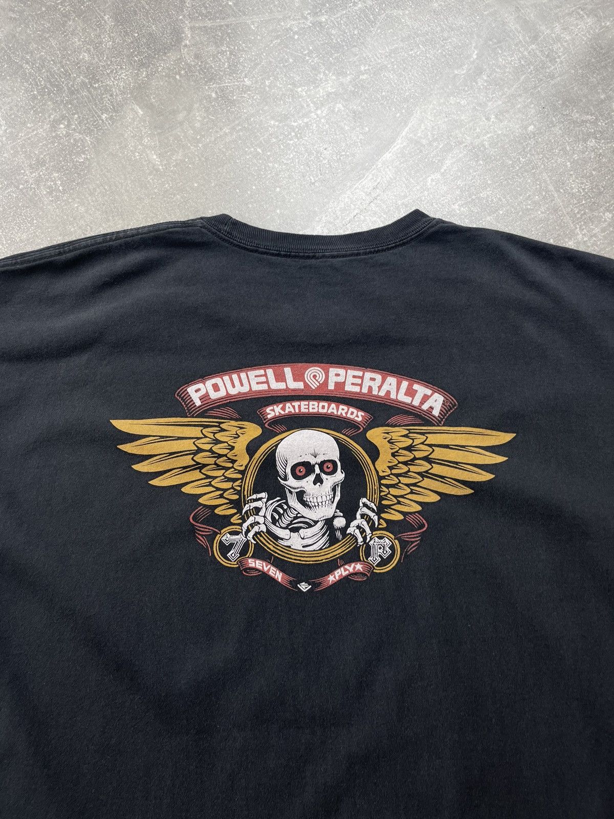 Powell Peralta × Vintage Powell Peralta Ripper Skull Wing Logo Skateboarding T-Shirt Size US L / EU 52-54 / 3 - 3 Thumbnail