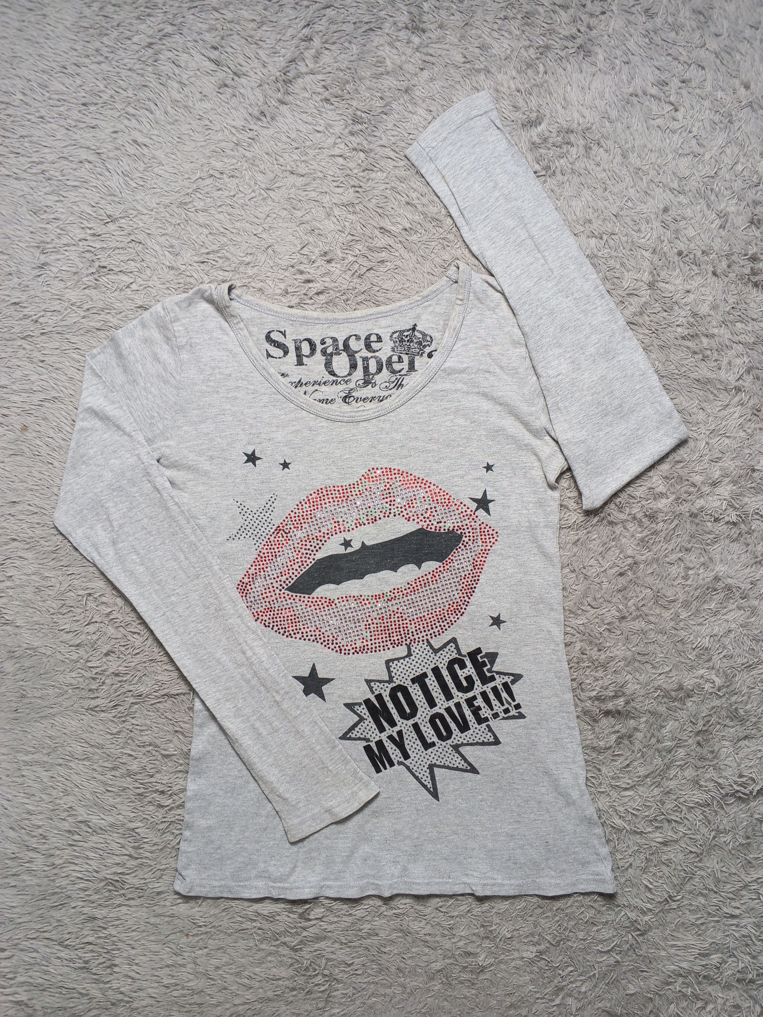 Japanese Brand Japan Brand Space Opera Longsleeve Lips Sparkle Size L / US 10 / IT 46 - 1 Thumbnail