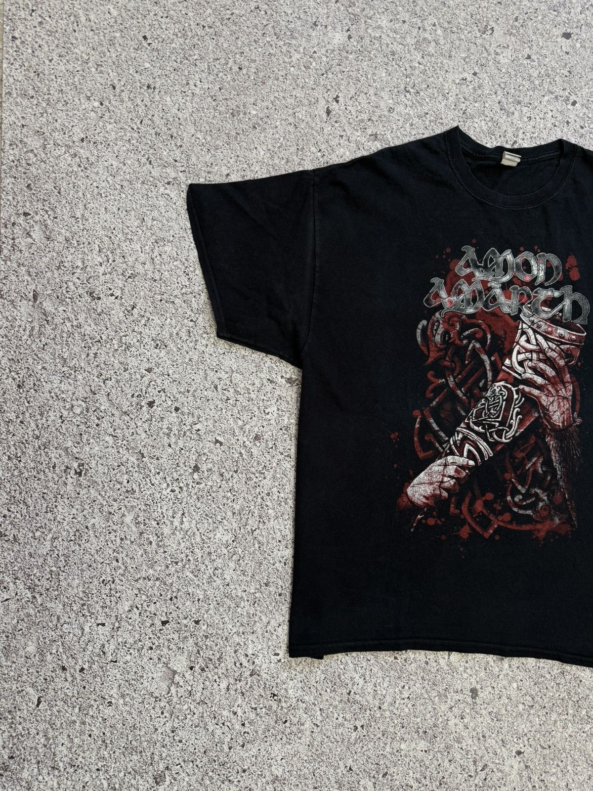 Band Tees × Vintage Vintage 2016 Amon Amarth Raise Your Horns Rock Band T-Shirt Size US XXL / EU 58 / 5 - 4 Thumbnail