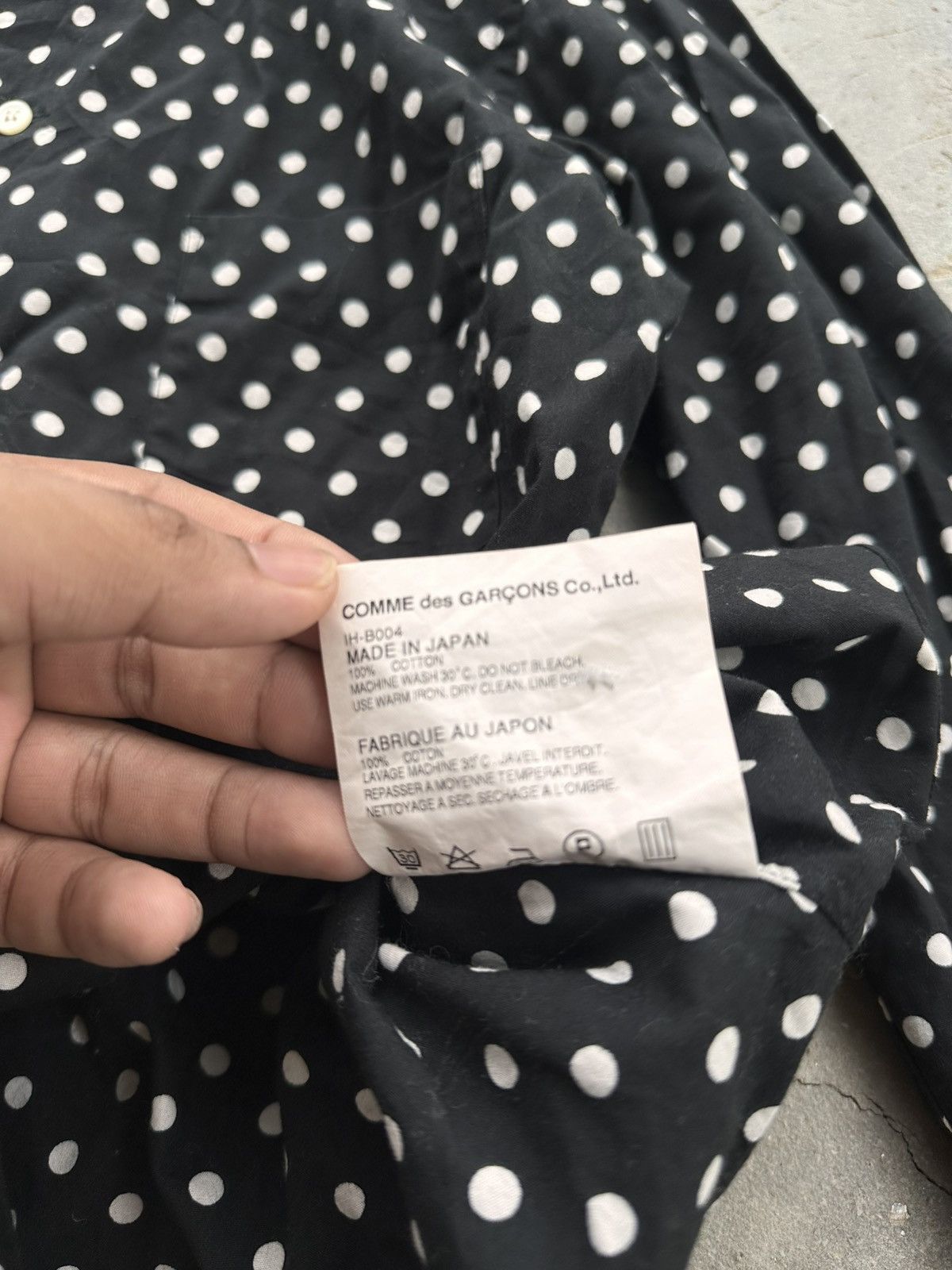 Comme des Garcons Comme des Garçons Polka Dot Button-Up Shirt Size US S / EU 44-46 / 1 - 6 Thumbnail