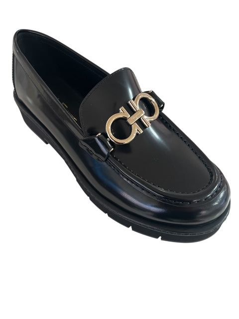 Salvatore Ferragamo Ferragamo New Rolo Gancini Loafers SIZE 5 Size ONE SIZE - 1 Thumbnail