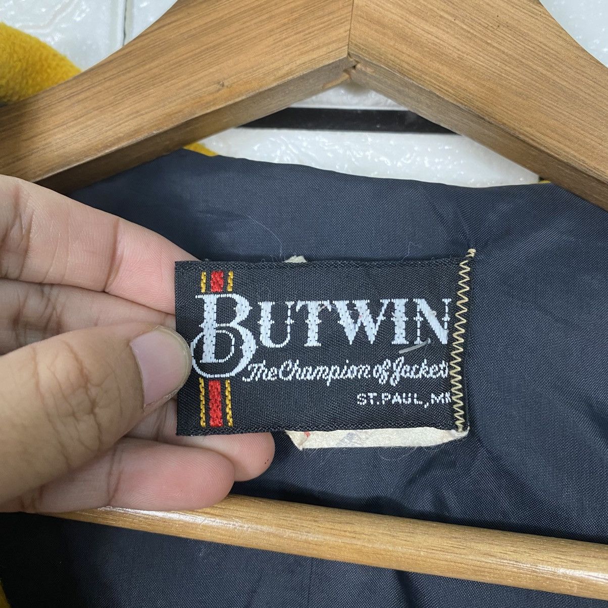 Vintage Vintage Wool Bomber Jacket Butwins St Paul Big Logo Size US M / EU 48-50 / 2 - 22 Thumbnail
