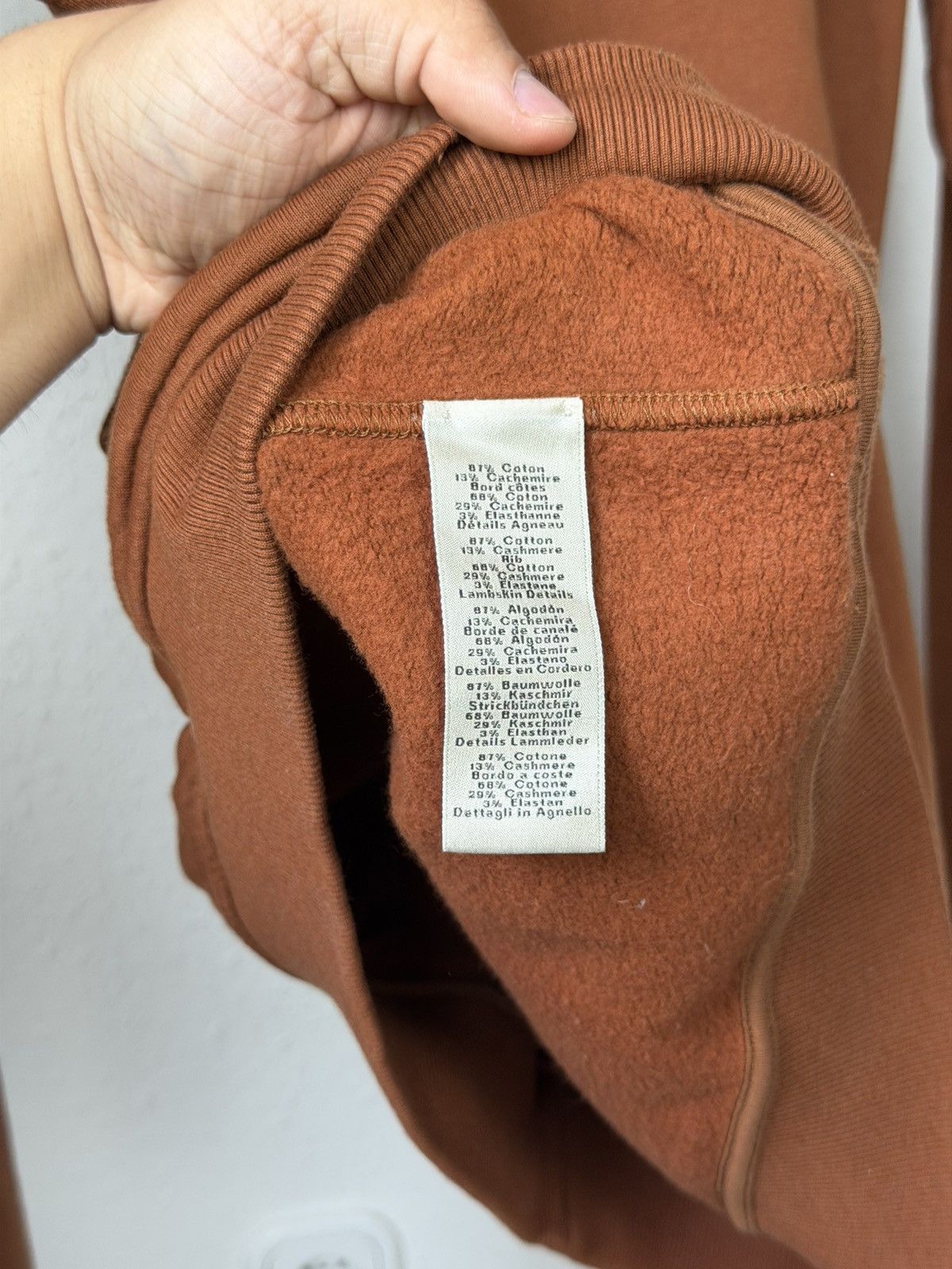 Hermes Hermès Brown Sweatshirt XL Front Pocket Long Sleeve Pullover Size US XL / EU 56 / 4 - 22 Thumbnail
