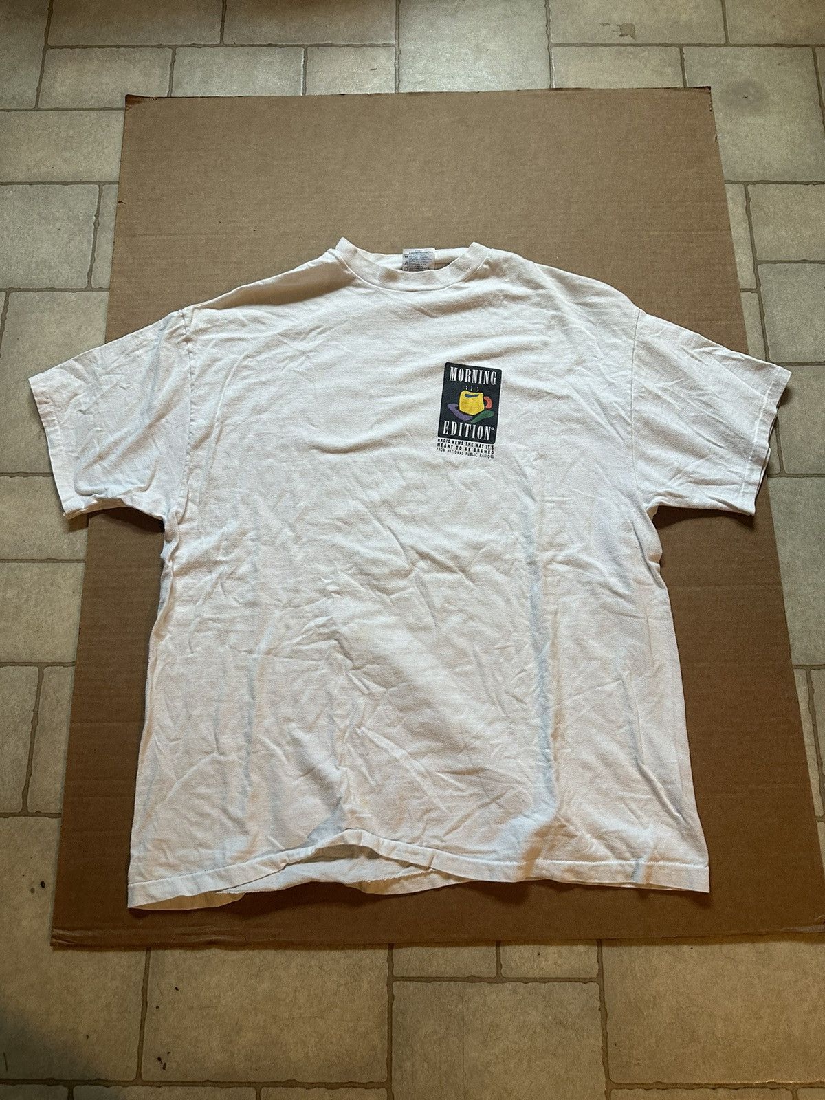 Vintage NPR Morning Edition single stitch vintage shirt Size US XL / EU 56 / 4 - 1 Thumbnail