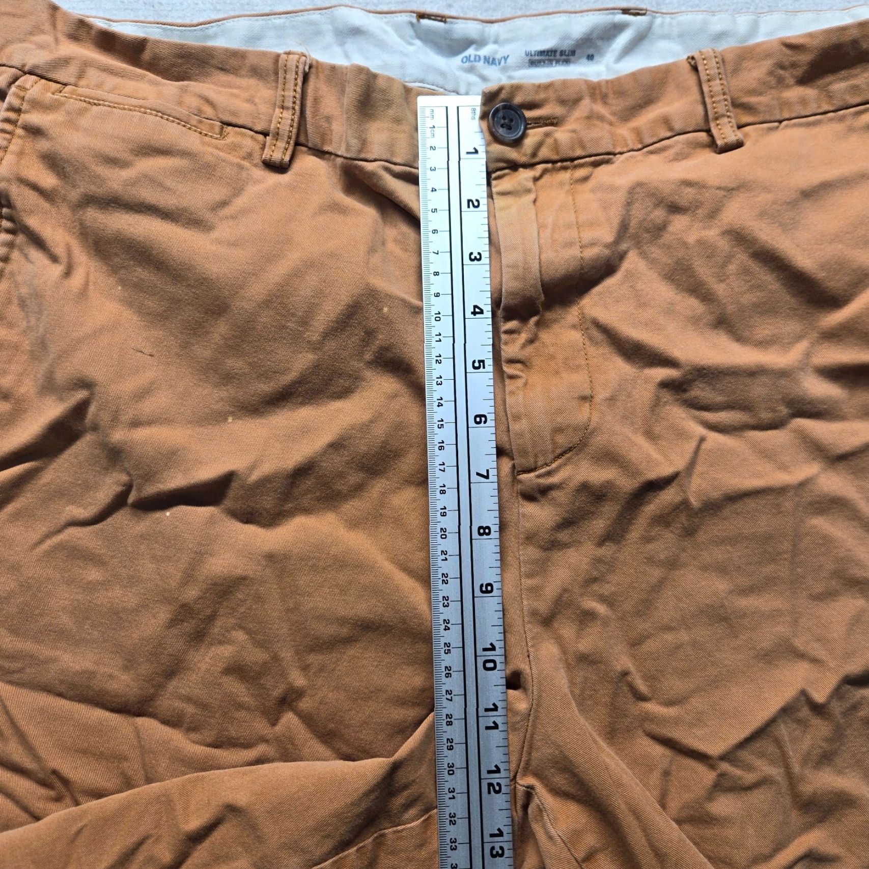 Old Navy Old Navy Shorts Chino Brown Orange Ultimate Slim Flex Tech Golf Adult Men's 40 Size US 40 / EU 56 - 6 Thumbnail