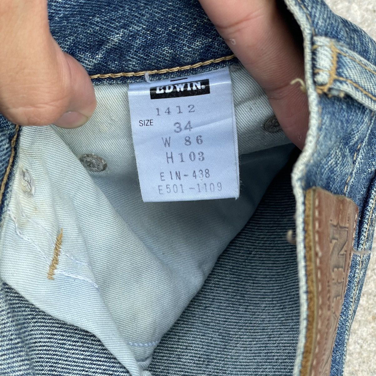 Denime × Edwin × Vintage “EDWIN INTERNATIONAL BASIC” EDWIN 403 DENIM Size US 33 - 6 Thumbnail