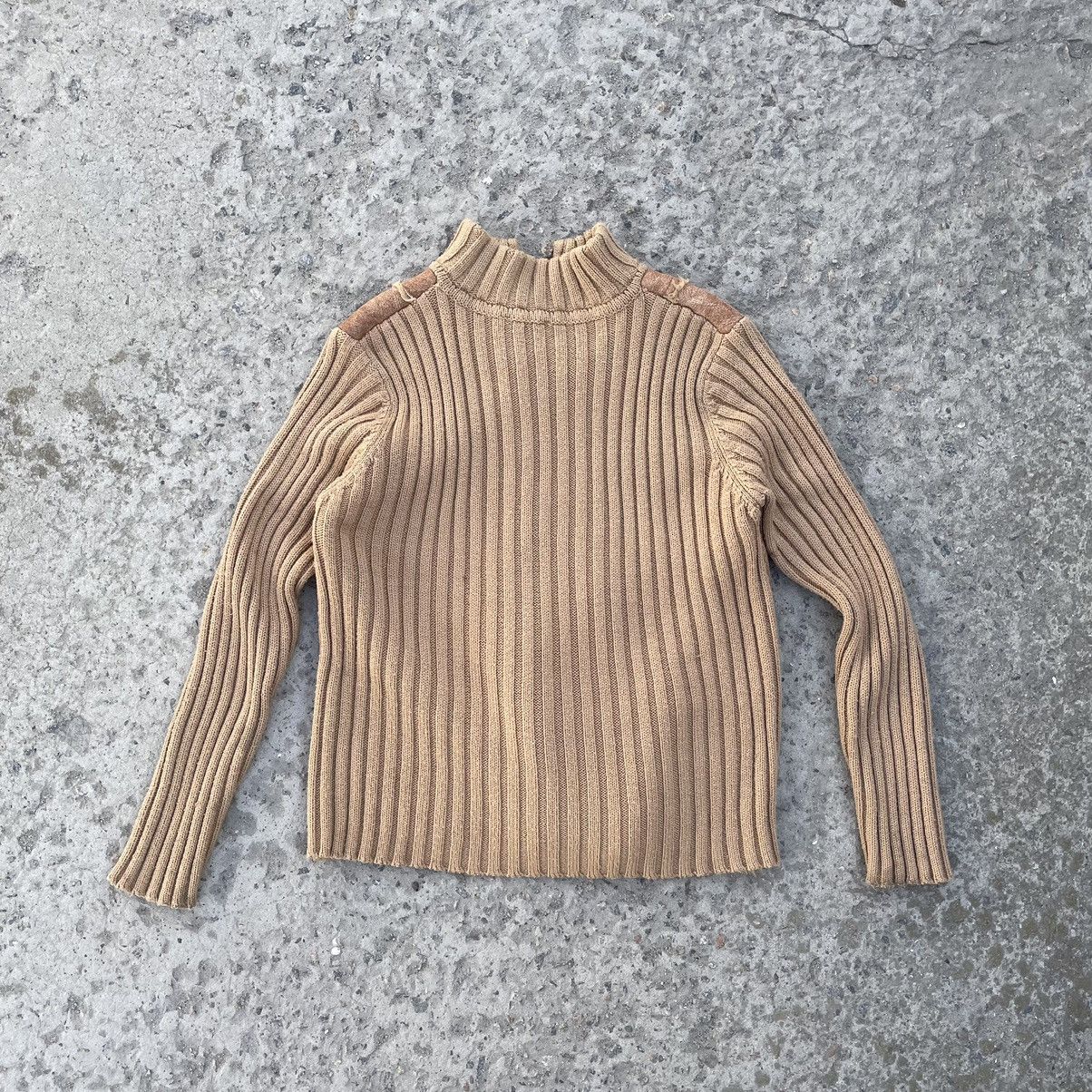 Japanese Brand × Vintage Vintage Japanese Style Knit Zip Sweater Wool Y2K Style USA Size XS / US 0-2 / IT 36-38 - 4 Thumbnail