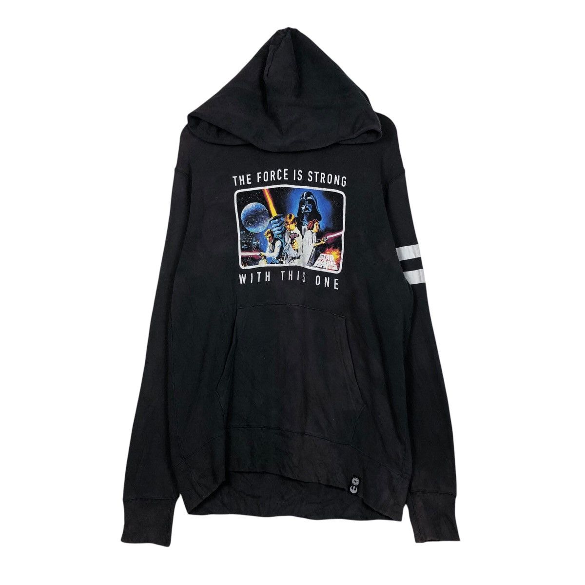Japanese Brand × Vintage 📌Vintage Hoodie Sweatshirt Star Wars Big Logo Size US L / EU 52-54 / 3 - 2 Thumbnail