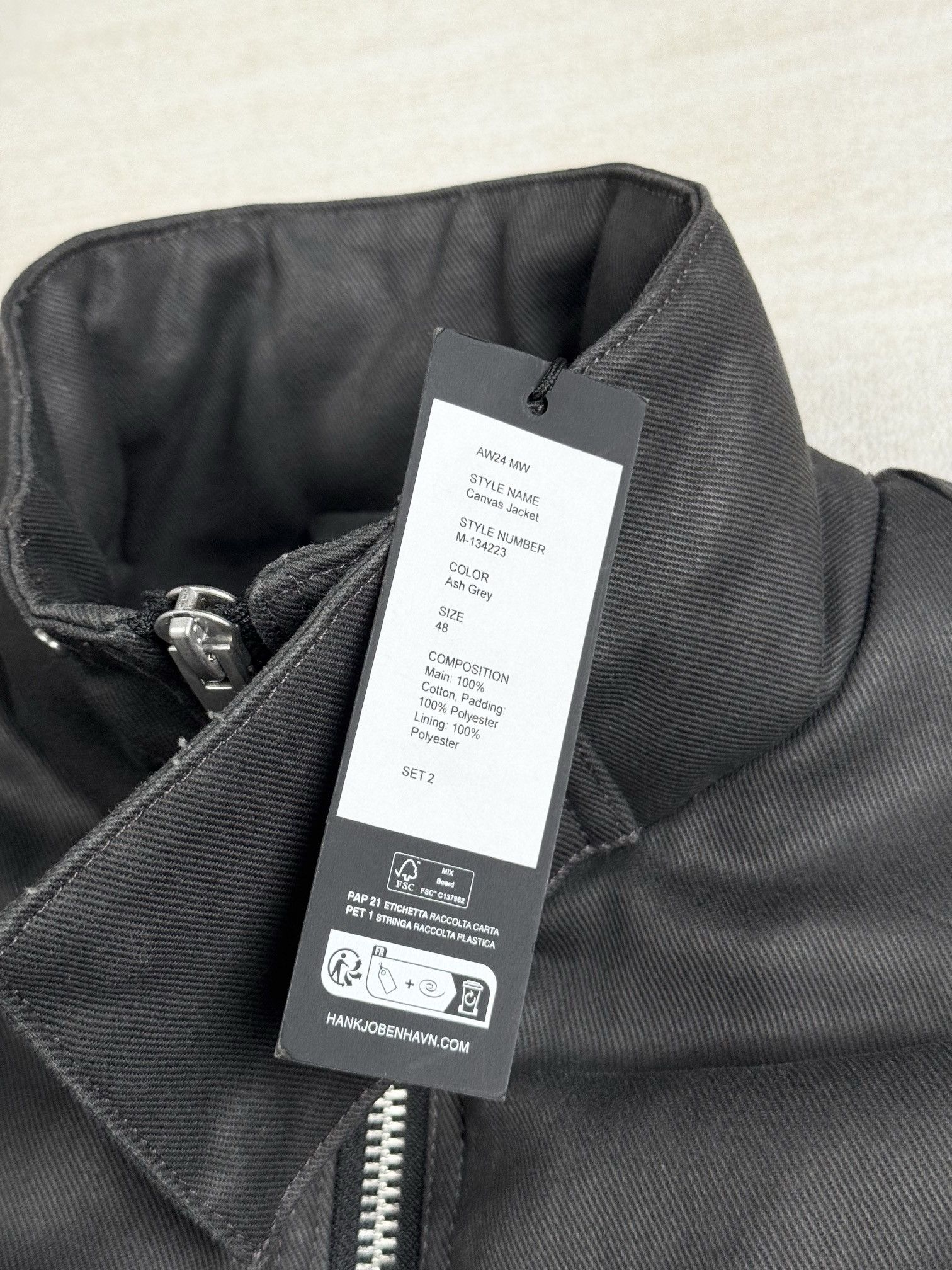 Han Kjobenhavn Canvas jacket Size US M / EU 48-50 / 2 - 7 Thumbnail