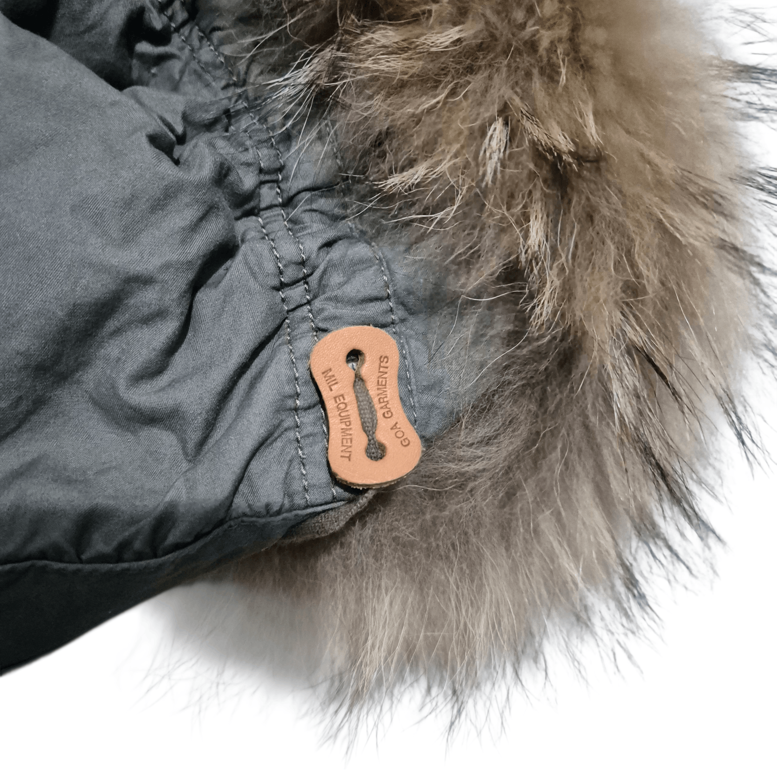Goa military fur hoodie jacket