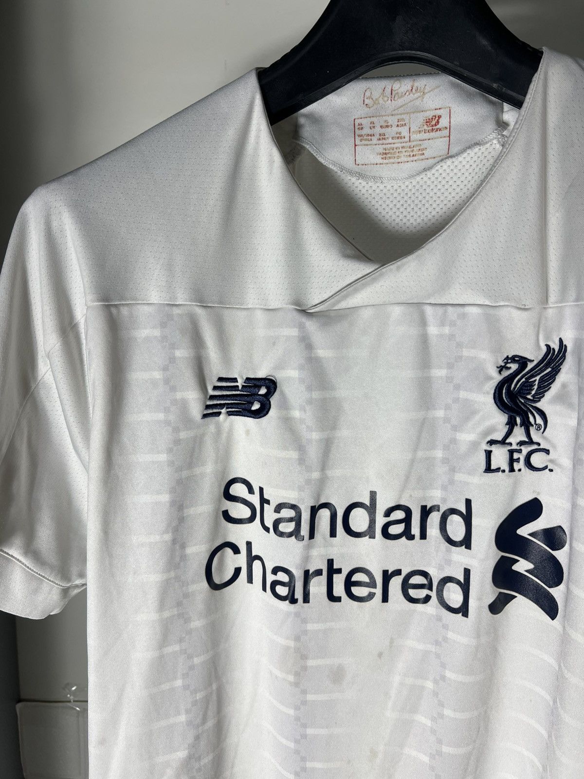 New Balance × Vintage VERY RARE NEW BALANCE FC LIVERPOOL ENGLAND SOCCER JERSEY Y2K Size US XL / EU 56 / 4 - 4 Thumbnail