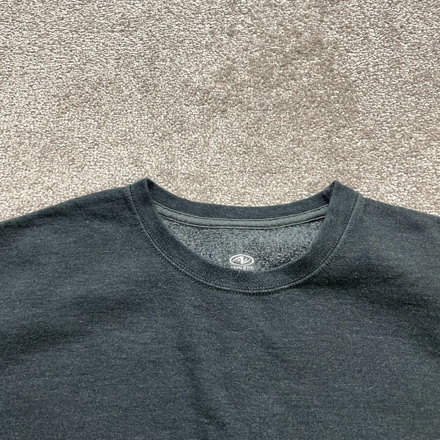 Athletic Works Athletic Works Pullover Sweatshirt Mens XL Dark Gray Crew Neck Fleece Outdoor Size US XL / EU 56 / 4 - 3 Thumbnail