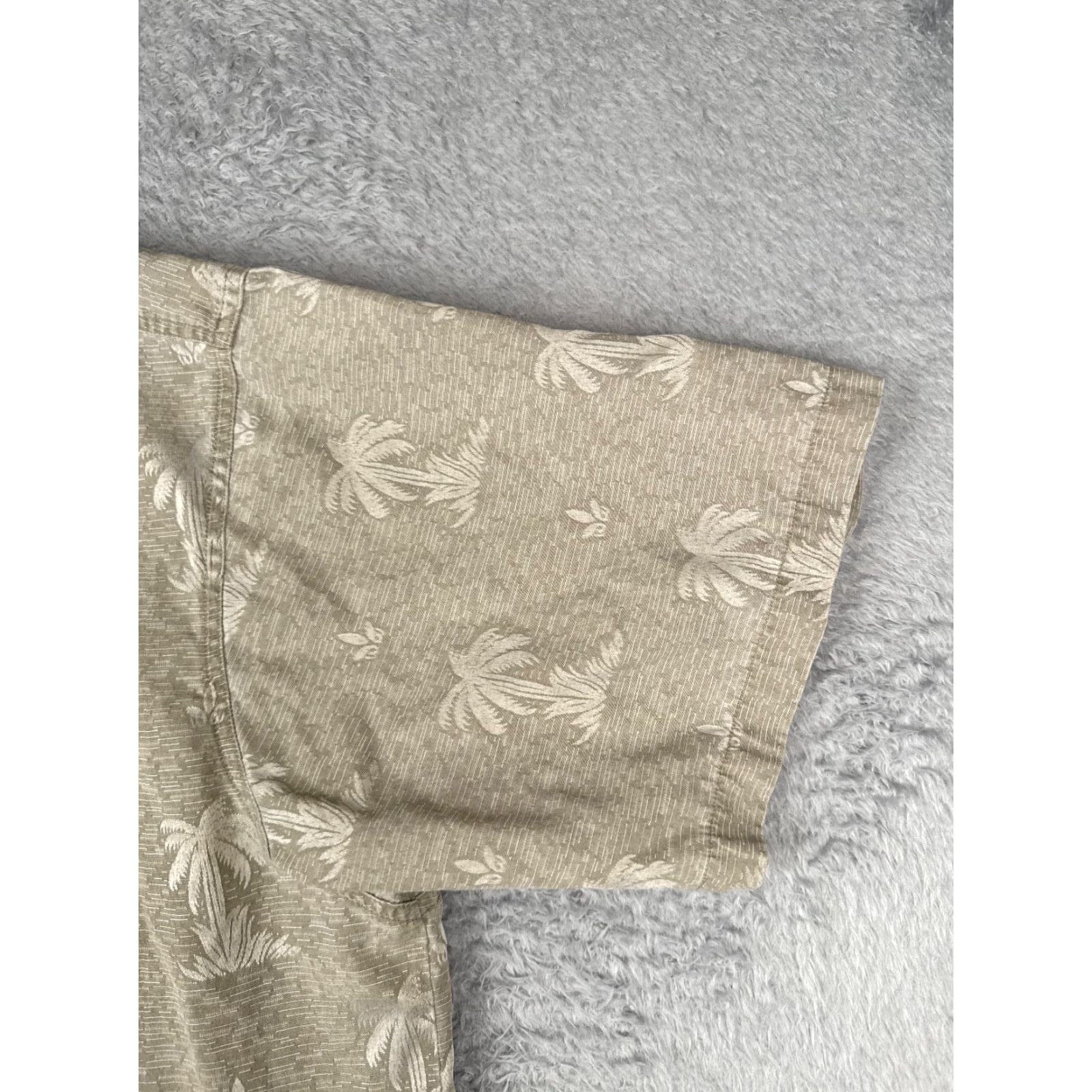 Faded Glory Faded Glory Hawaiian Shirt Men 2XL Beige Floral Cotton Blend Pocket Aloha Resort Size US XXL / EU 58 / 5 - 2 Thumbnail