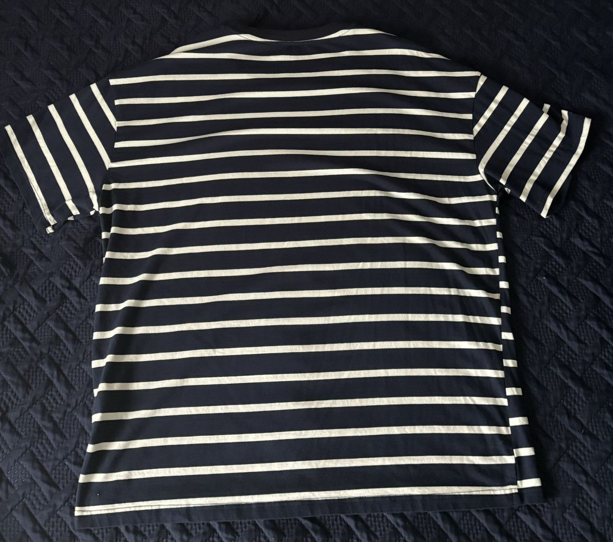 Shein Dazy x SHEIN Blue & White Striped T-Shirt Size US M / EU 48-50 / 2 - 3 Thumbnail