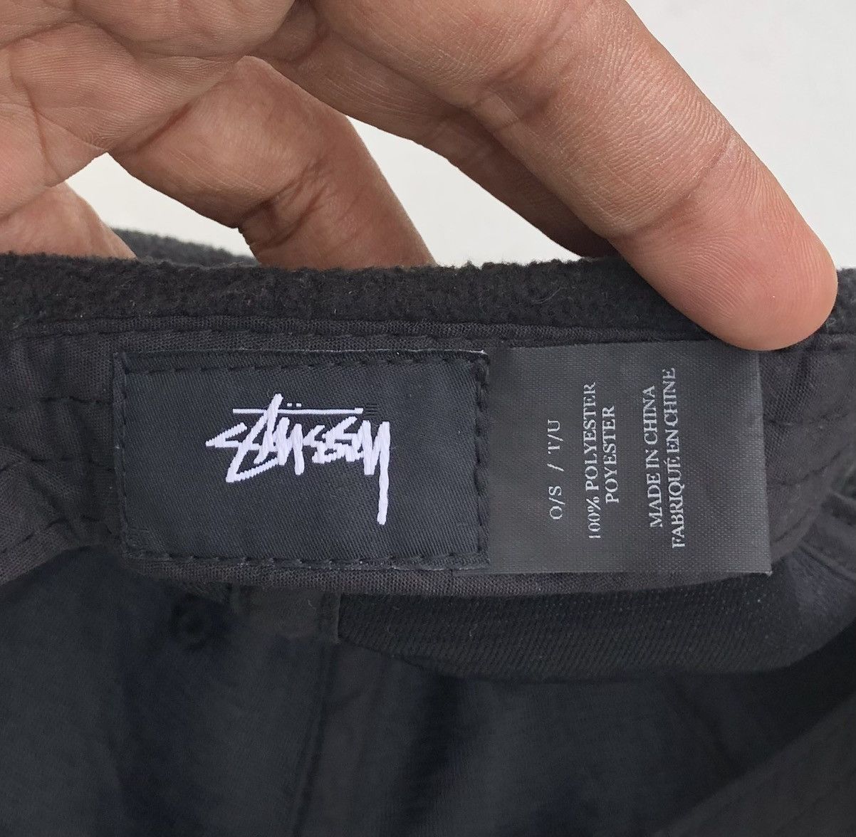 Stussy Stussy Polar Fleece Cap Hat Black Size ONE SIZE - 11 Thumbnail