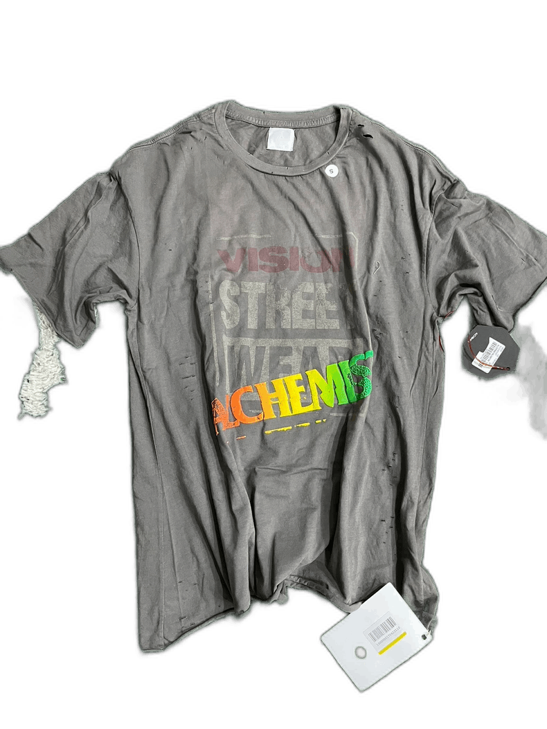 Vintage Alchemist Vintage Grey Graphic T-Shirt Size US S / EU 44-46 / 1 - 1 Thumbnail