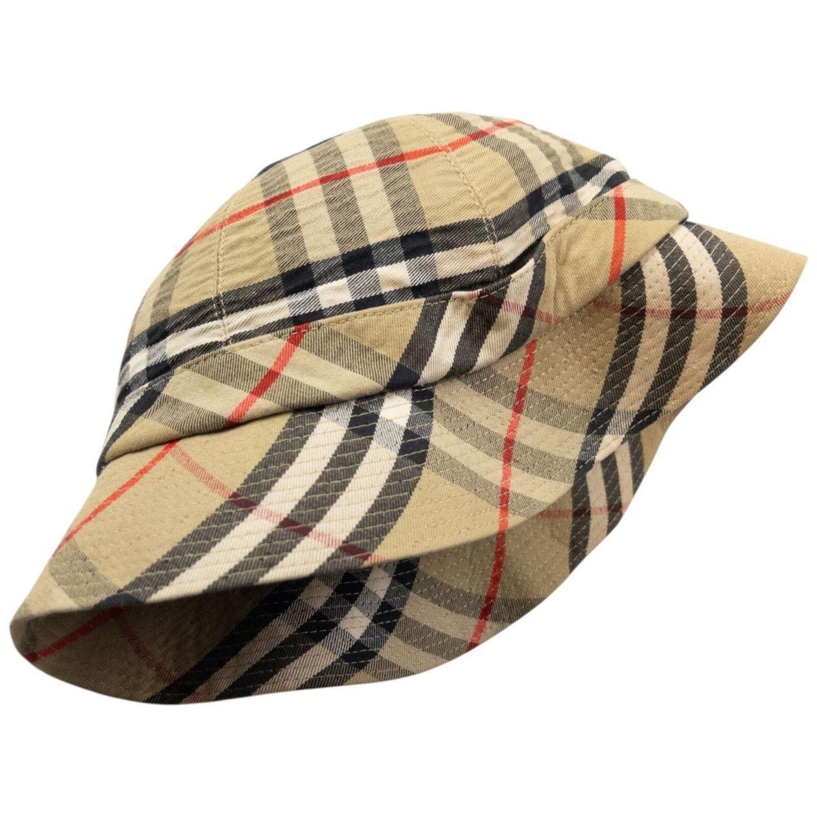 Burberry Vintage 80s Burberry Nova Check Bucket Hat Size M Size ONE SIZE - 2 Thumbnail