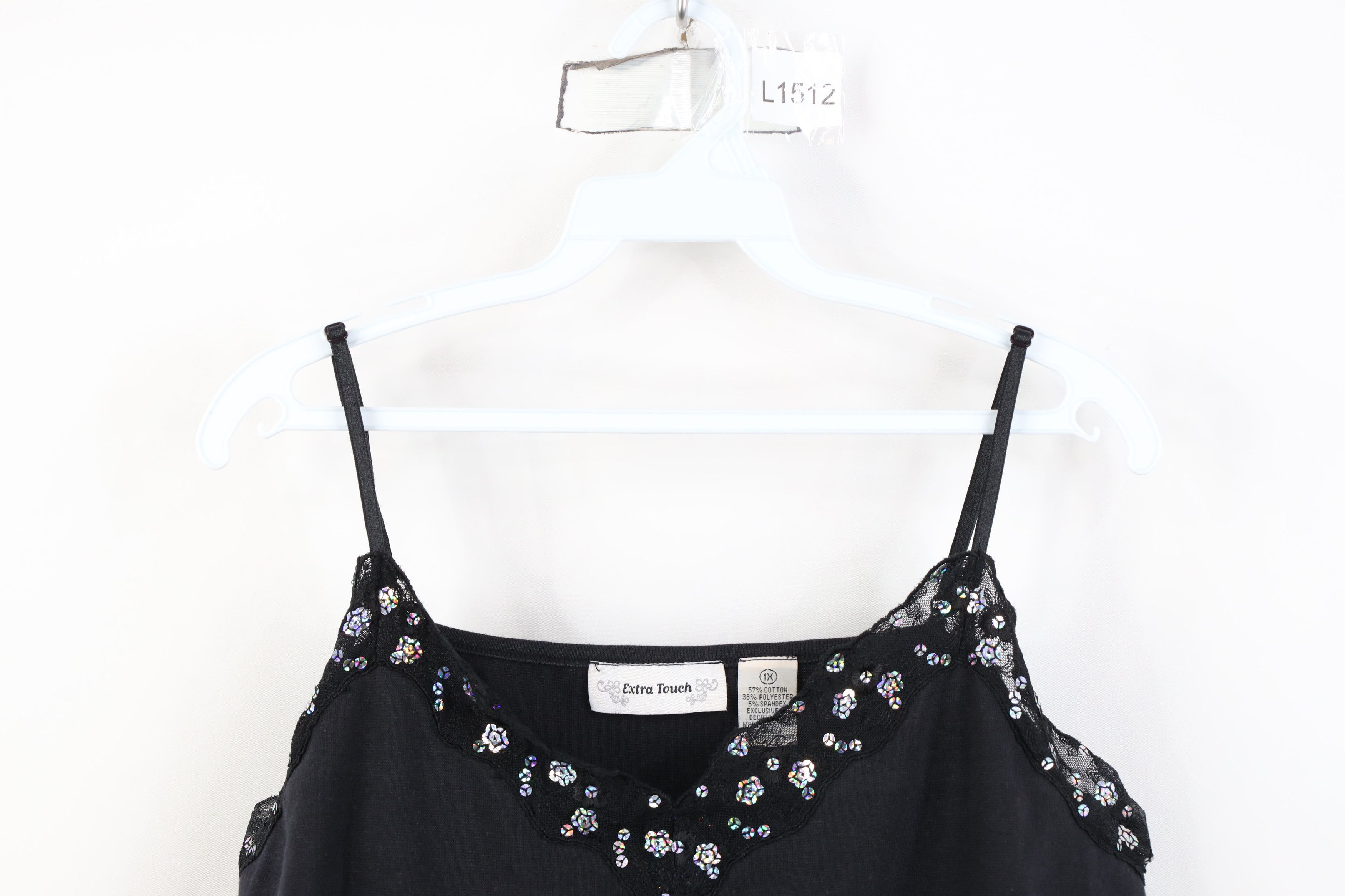 Vintage Vintage 90s Y2K Babydoll Flower Bella Cami Tank Top T-Shirt Size XL / US 12-14 / IT 48-50 - 2 Thumbnail