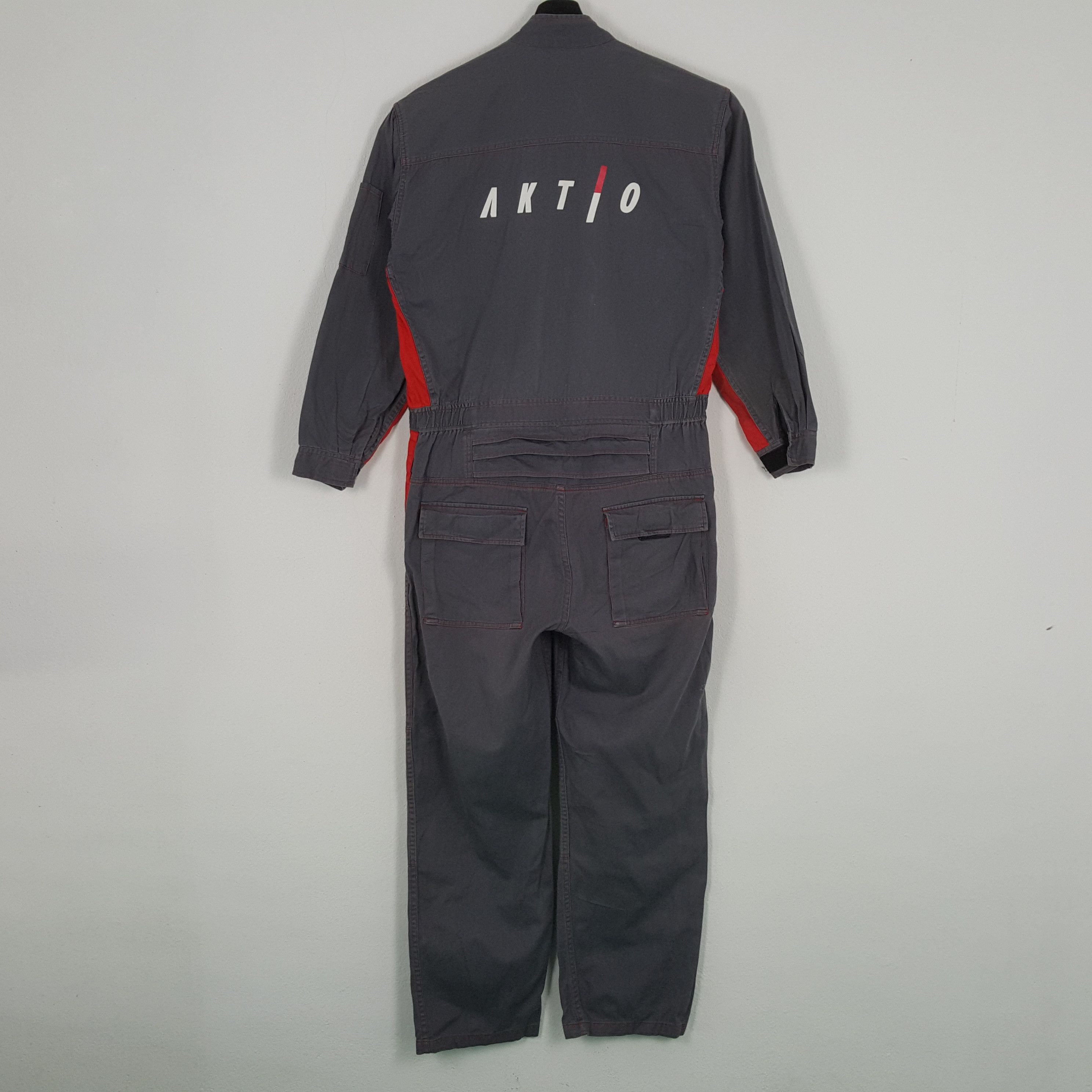 Vintage AKTIO Workwear Style Coverall Jacket Size US M / EU 48-50 / 2 - 1 Thumbnail