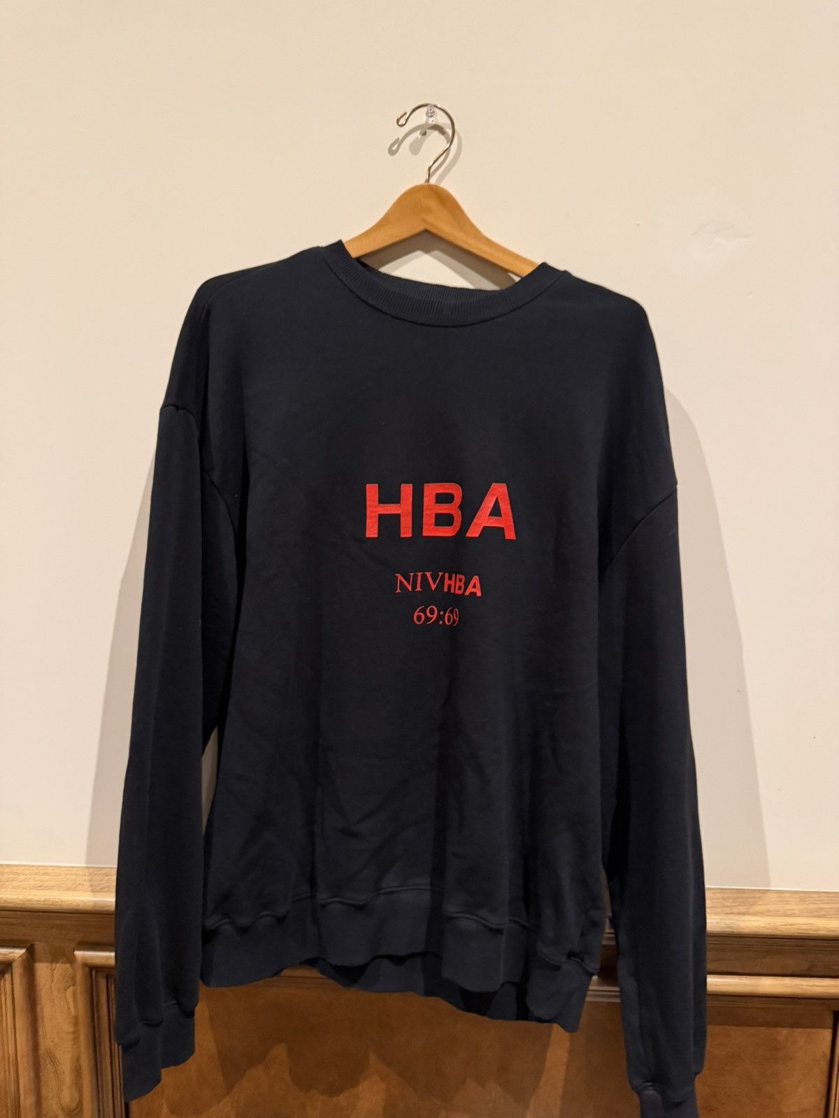 Hood By Air Hood By Air Black & Blue Dreamer Hoodie | Grailed