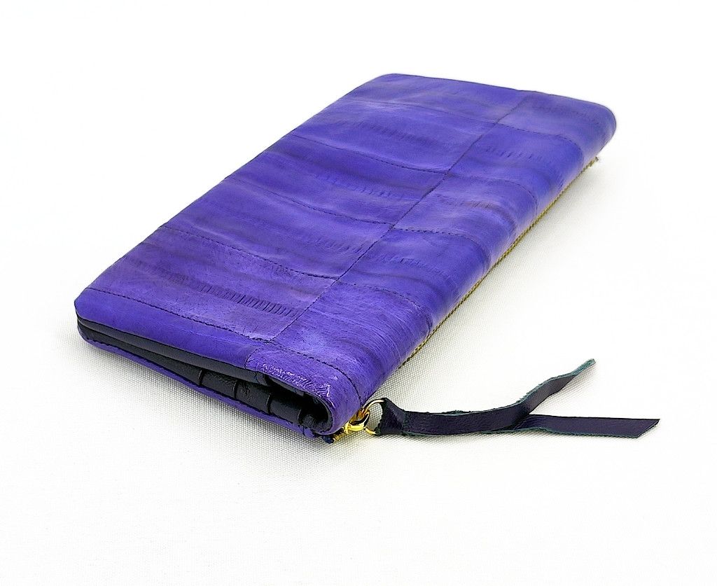 Leather PRINCESS HIGHWAY purple eel leather long wallet Size ONE SIZE - 9 Thumbnail