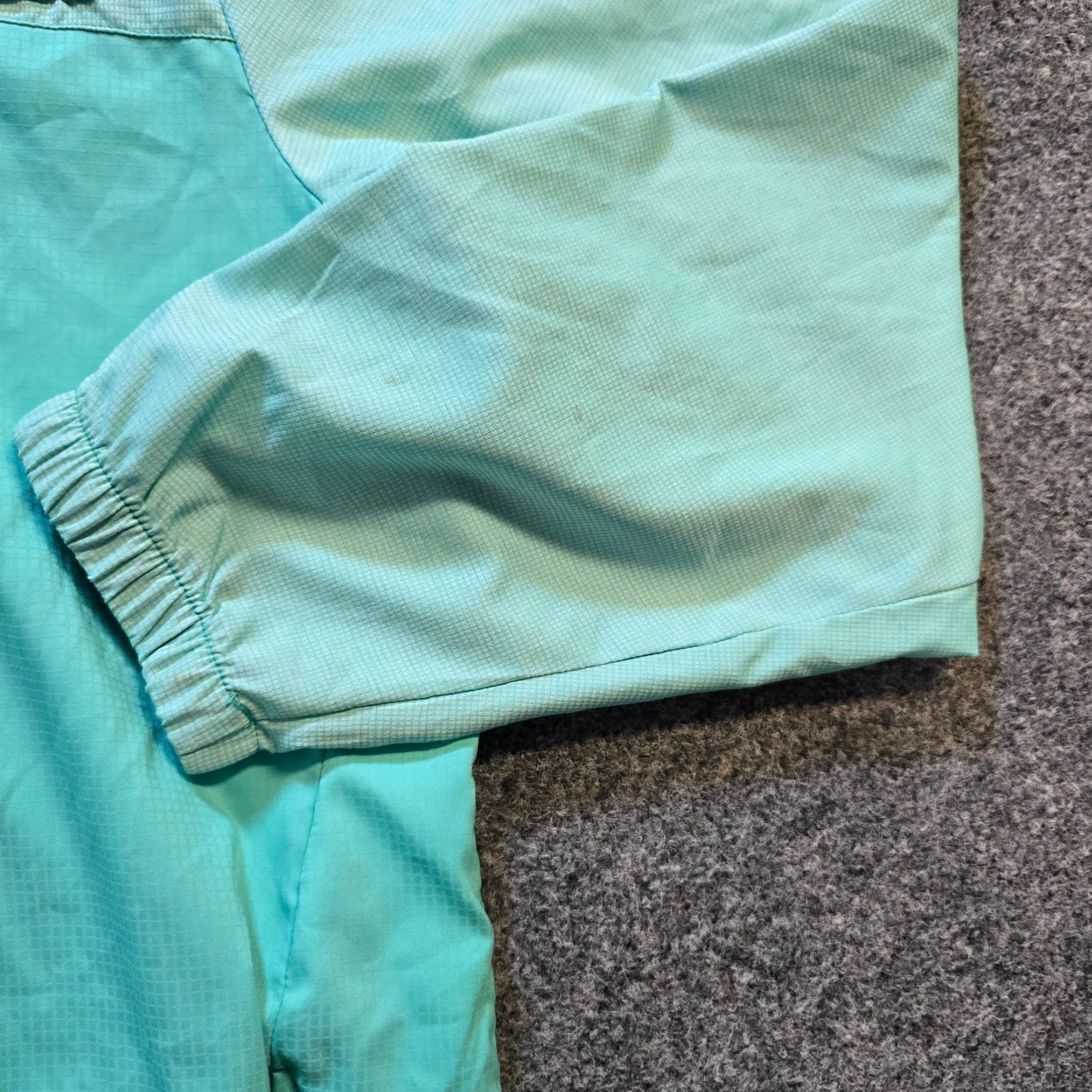 Vintage Columbia Jacket Womens 1X Green Lightweight Hoodie Pockets Outdoor Windbreaker Coat Shirt? Size XL / US 12-14 / IT 48-50 - 4 Thumbnail