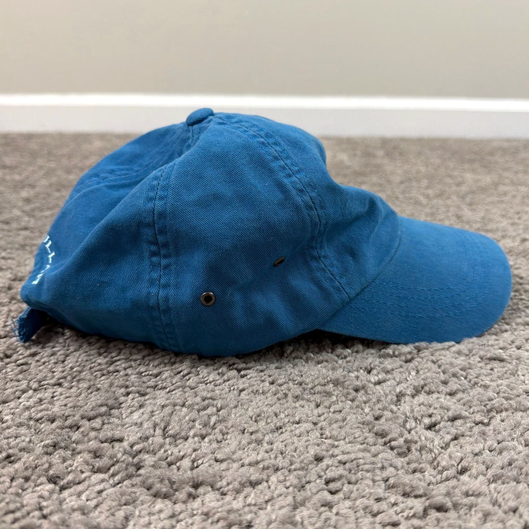Peter Millar Peter Millar Cap Hat Mens One Size Blue Adjustable 100% Cotton Baseball Style Casual Hat Size ONE SIZE - 3 Thumbnail