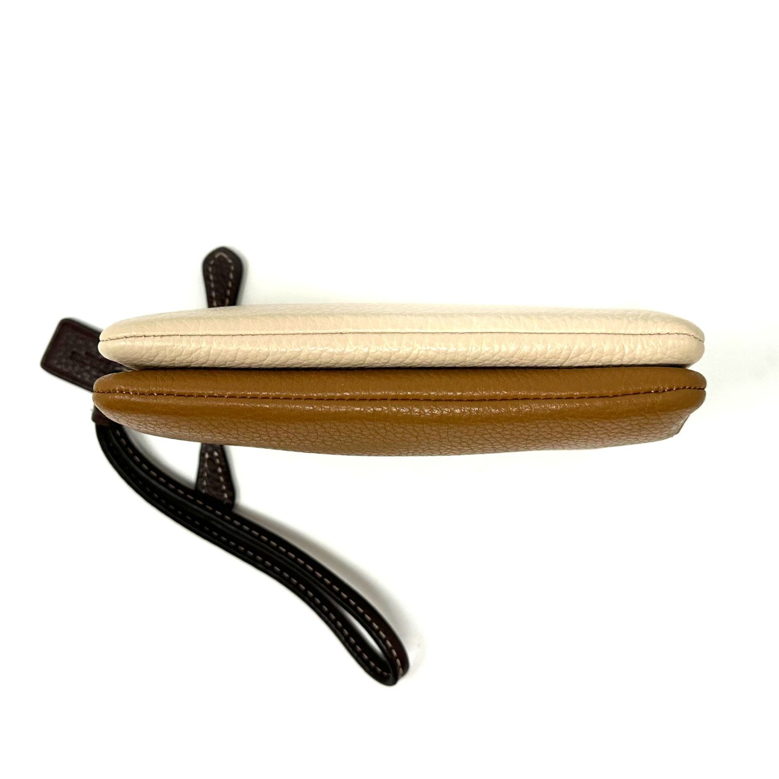Coach Coach Double Corner Zip Wristlet Colorblock Ivory 91622 Size ONE SIZE - 10 Thumbnail