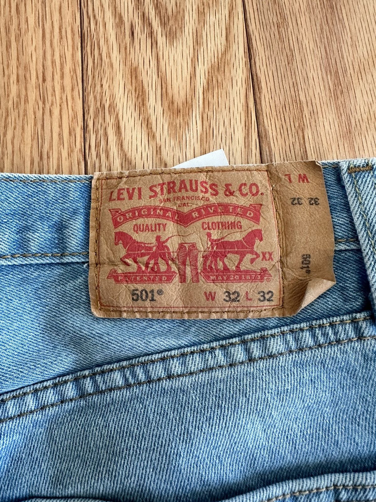 Levi's Levi's 501 Light Blue Denim Size US 32 / EU 48 - 4 Thumbnail
