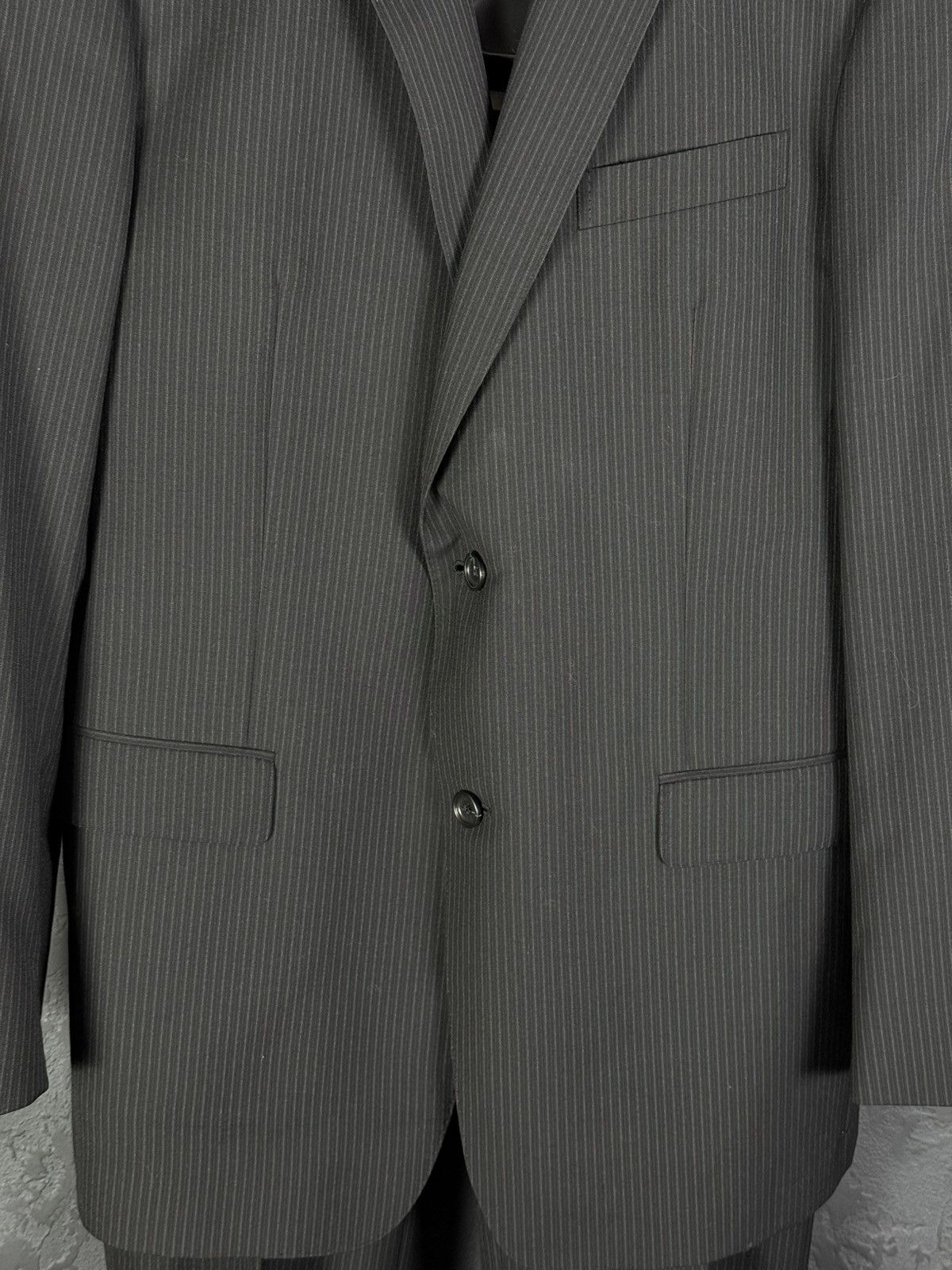 Z Zegna Z Zegna City Luxury Wool Stripped Men’s Suit 52R Size 52R - 4 Thumbnail