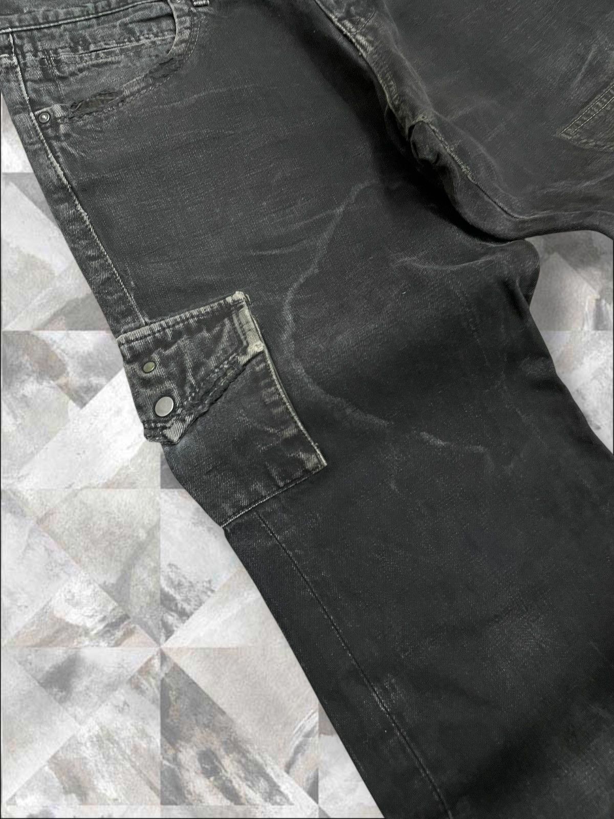 ABAHOUSE Vintage 1990s Japan Designer Abahouse Distressed Denim Size US 32 / EU 48 - 8 Thumbnail