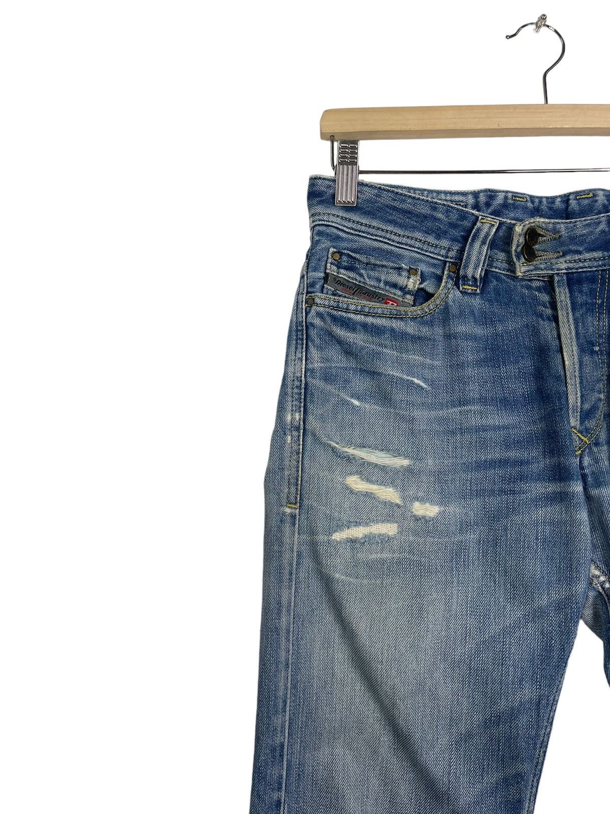 Diesel DIESEL INDUSTRY MADE IN ITALY DISTRESSED JEANS Size US 30 / EU 46 - 9 Thumbnail