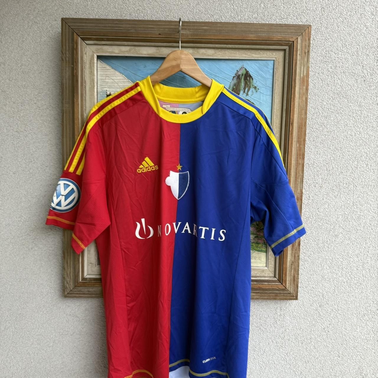Adidas FC Basel Adidas Football Soccer Jersey Blue Size US L / EU 52-54 / 3 - 4 Thumbnail
