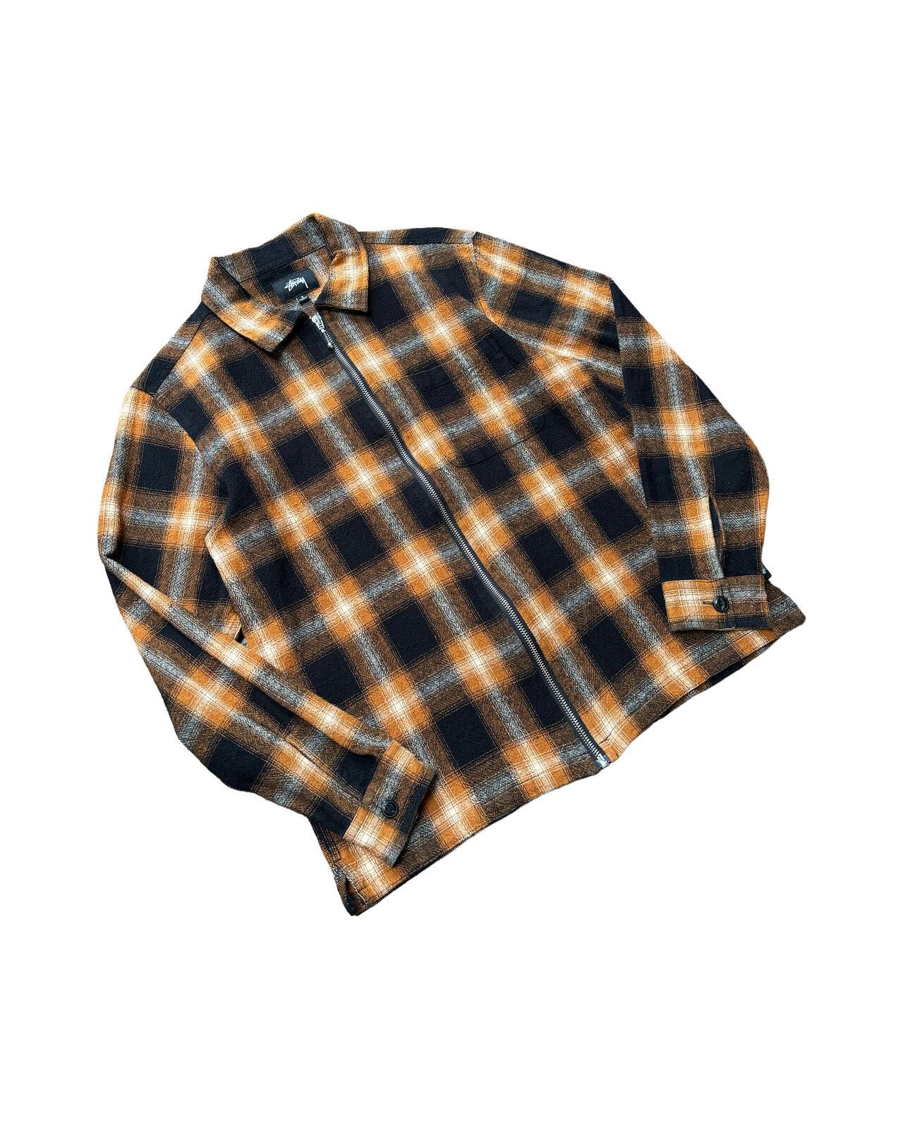 Stussy Stussy Orange Plaid Overshirt Cotton Small Size US S / EU 44-46 / 1 - 3 Thumbnail