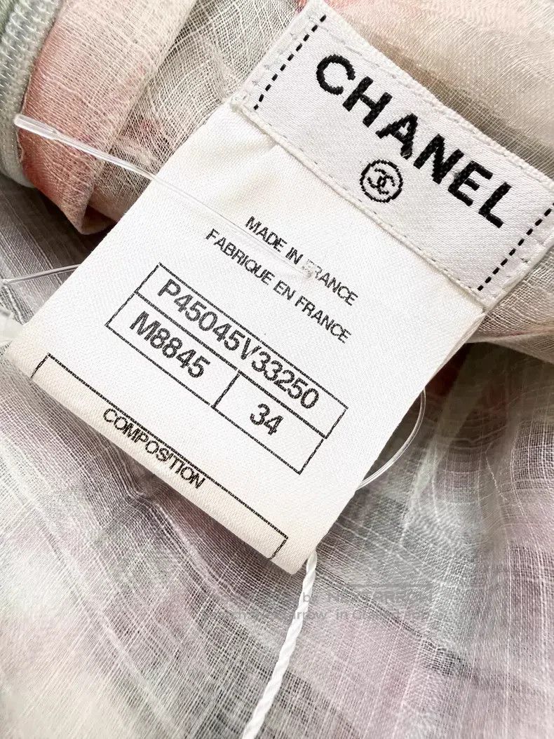 Chanel Chanel Floral tassel black mesh ruffle suspender skirt dre Size XXS / US 00 / IT 34 - 6 Thumbnail