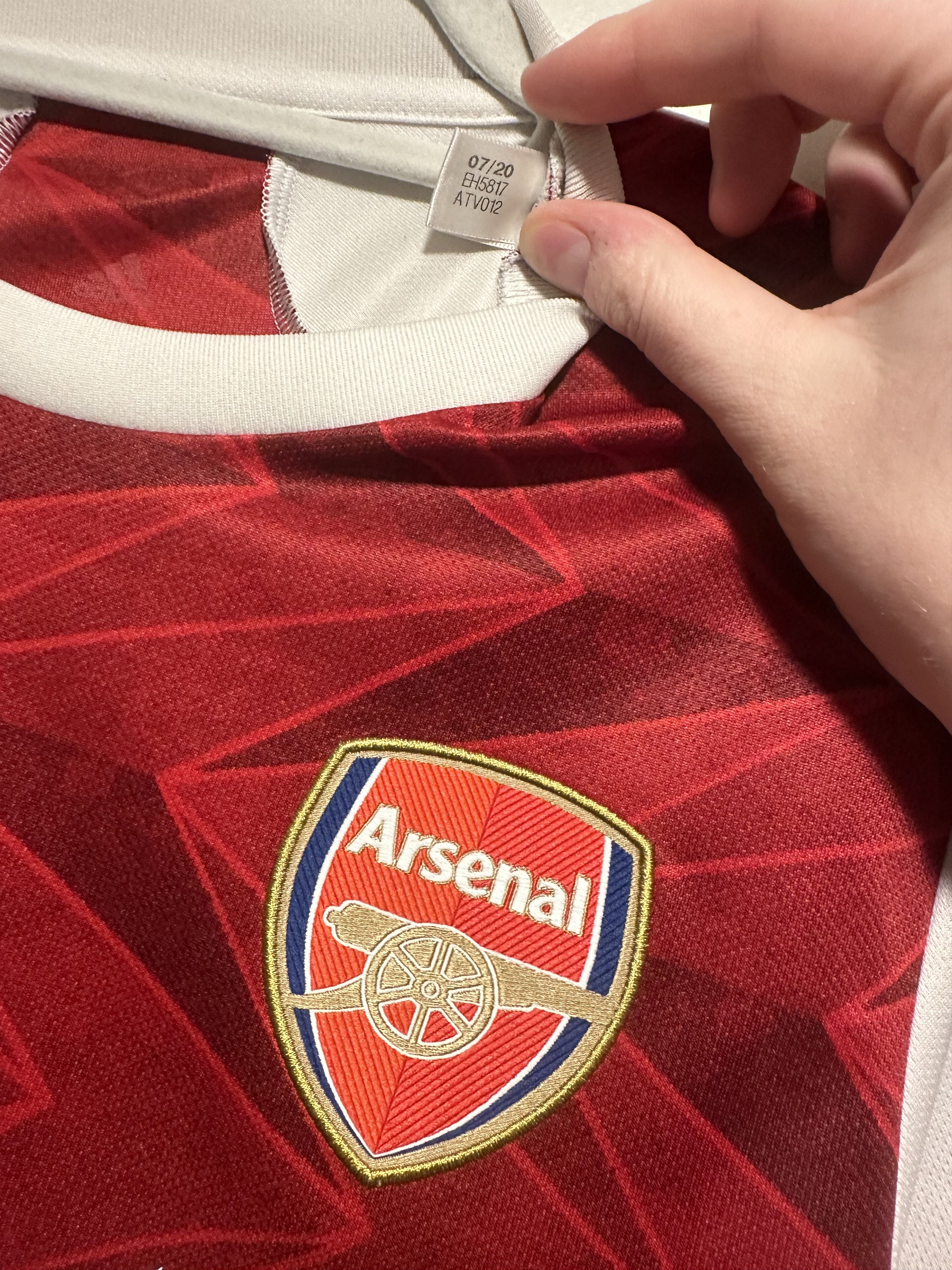 Adidas Saka #7 Arsenal 2020/21 Home Champions League Print Size US M / EU 48-50 / 2 - 3 Thumbnail