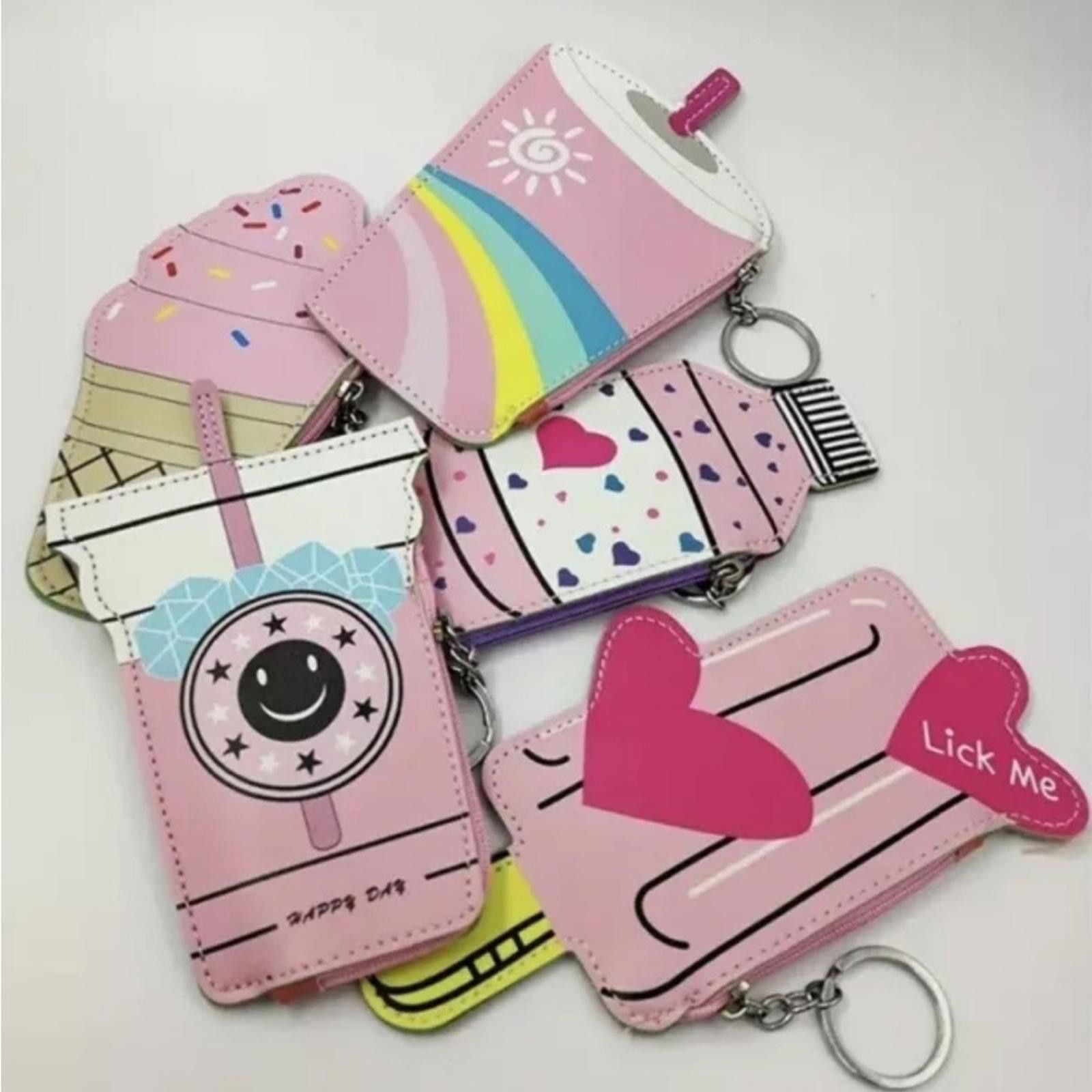 Designer Coin Purse Kawaii Kitsch Ice Cream Cone NWT Size ONE SIZE - 2 Thumbnail