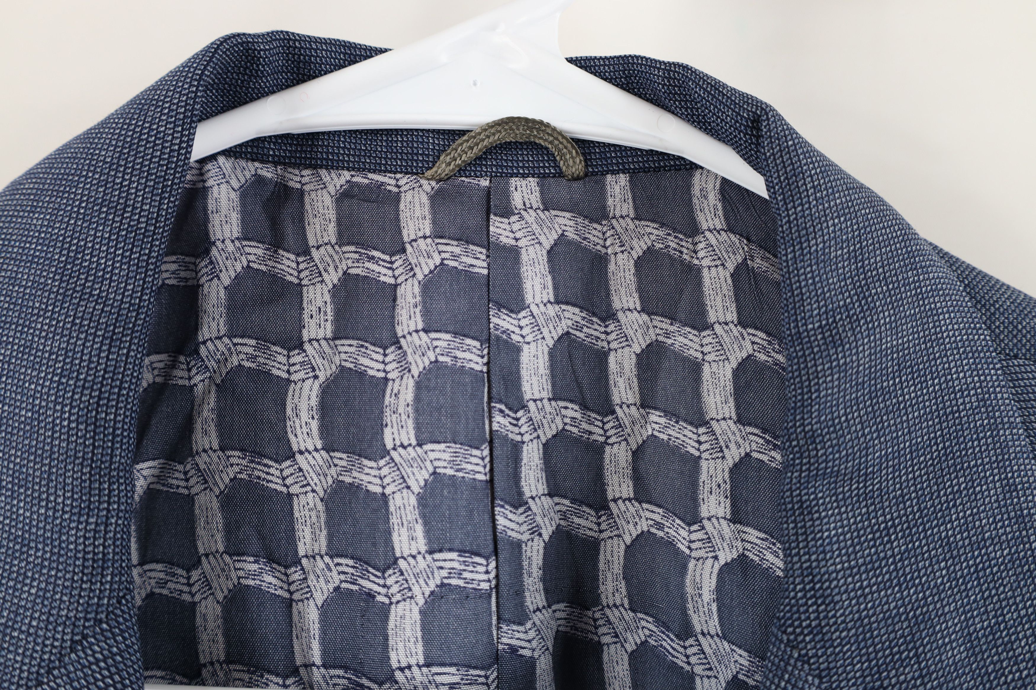 Vintage Vintage 60s 70s Streetwear Blazer Suit Coat Jacket Blue USA Size M / US 6-8 / IT 42-44 - 5 Thumbnail